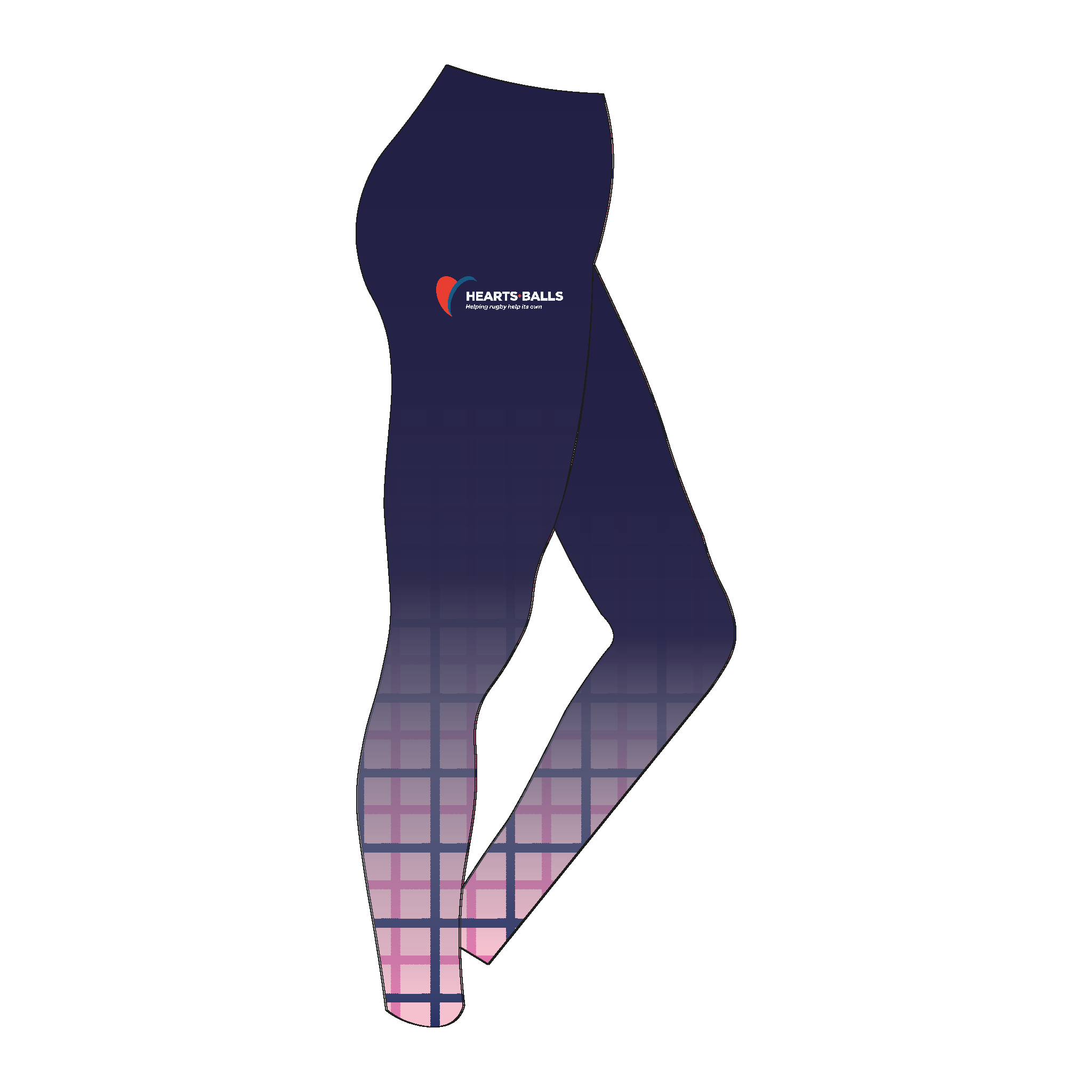 HBMB Tartan-fade Leggings