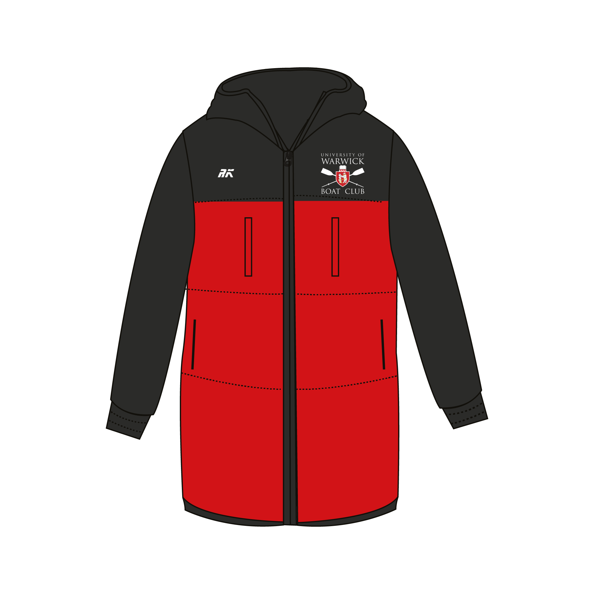 Warwick University BC Stadium Puffa Jacket