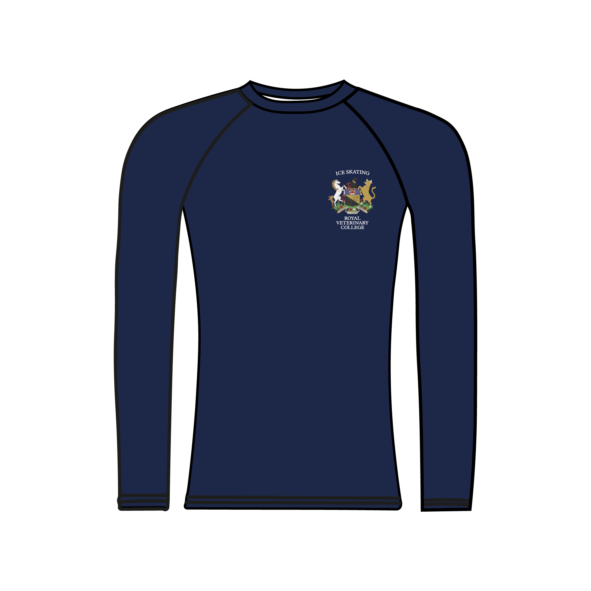 Royal Veterinary College Ice Skating Club Long Sleeve Baselayer