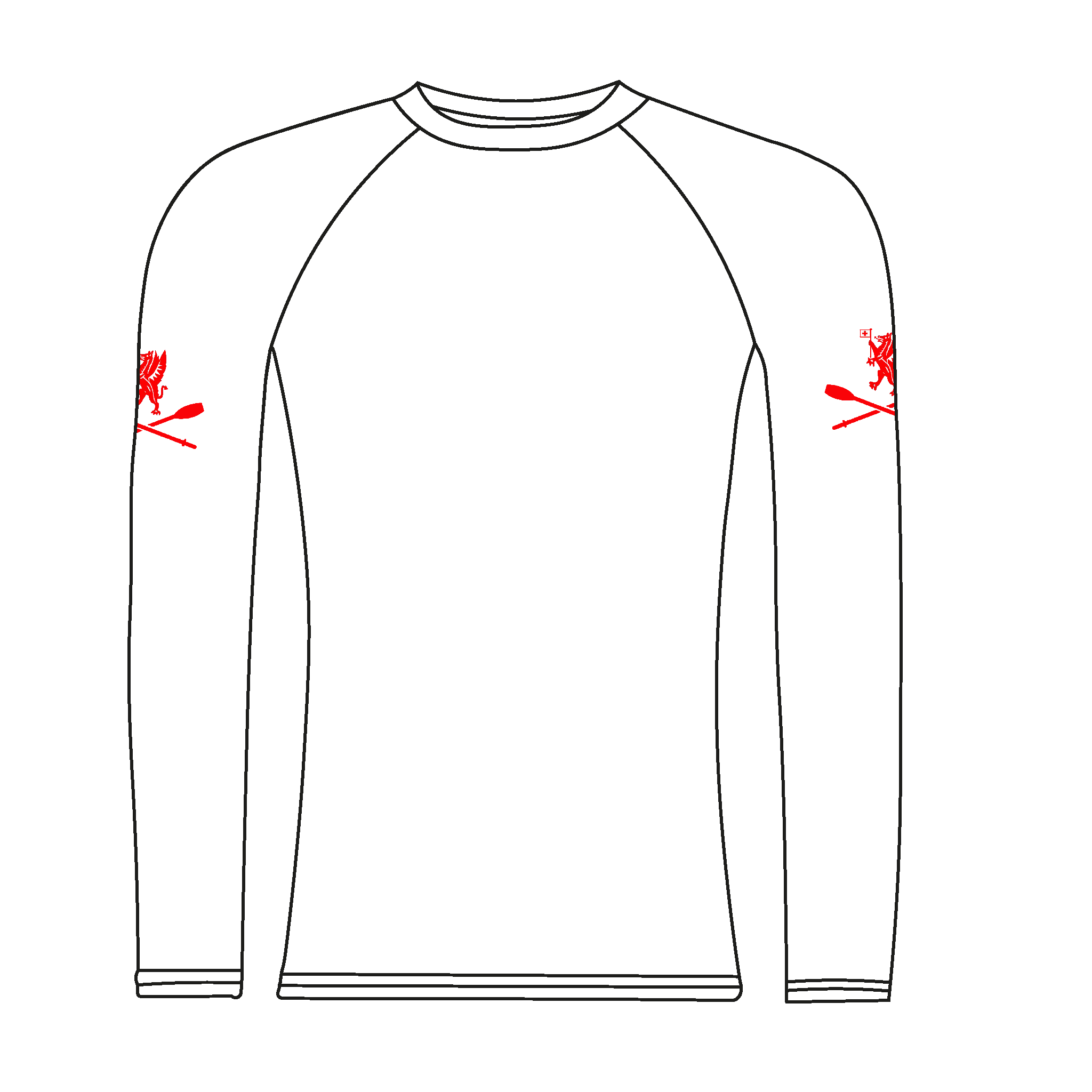 Jesus College Boat Club Long Sleeve Base-Layer 2