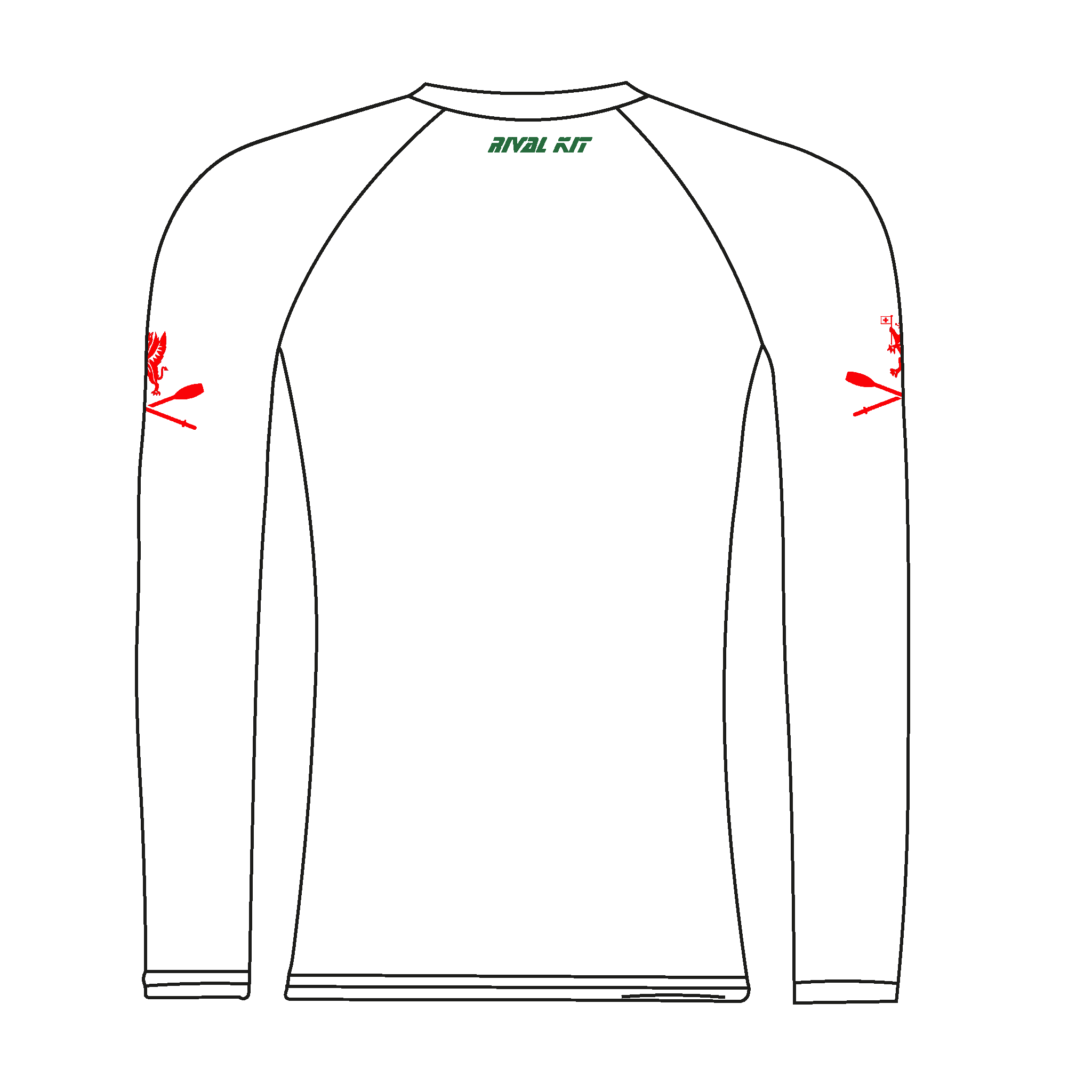 Jesus College Boat Club Long Sleeve Base-Layer 2
