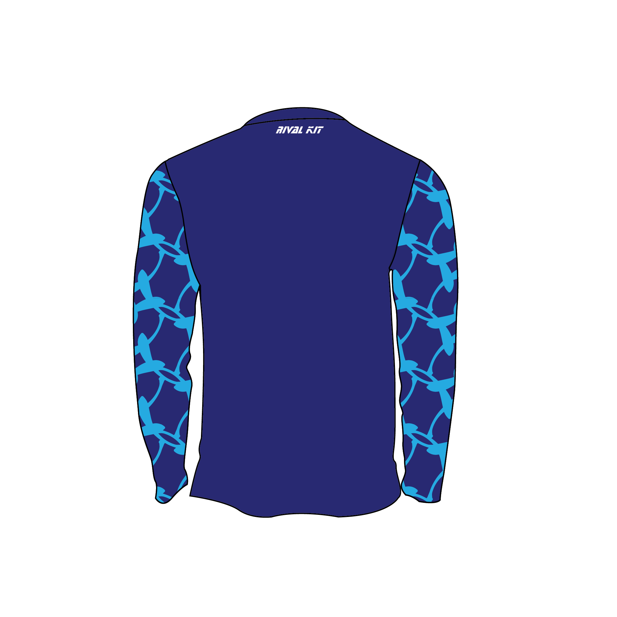 Whitby Fishermen’s Amateur Rowing Club Bespoke Long Sleeve Gym T-Shirt
