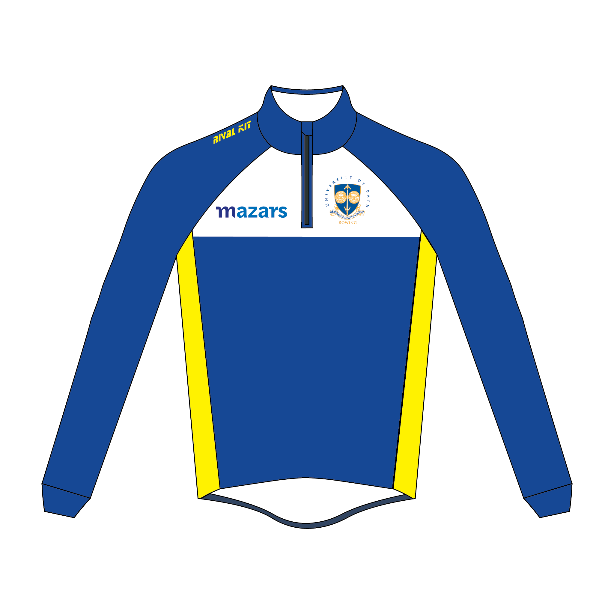 Bath Splash Jacket with Sponsors Logos