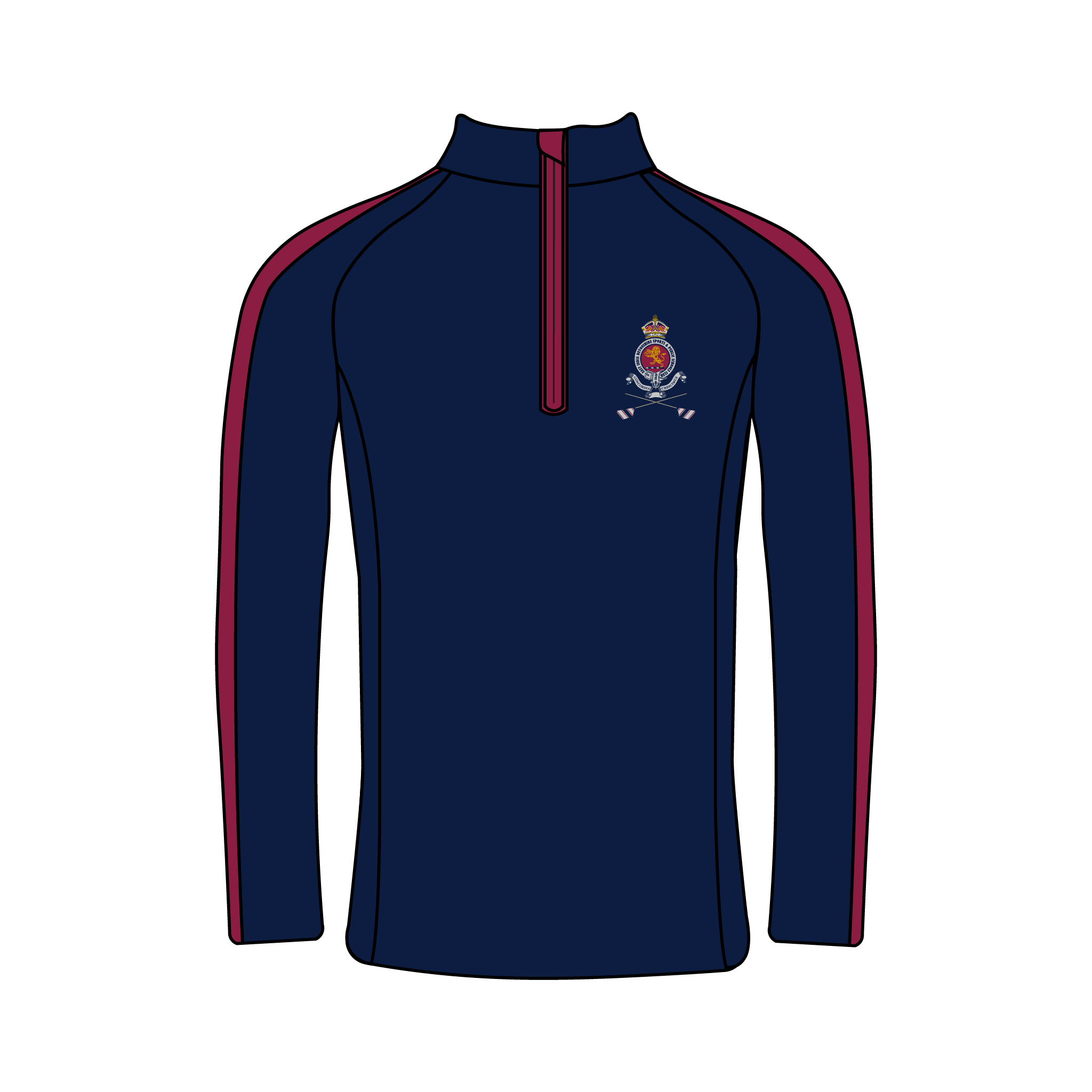 East India Club Rowing Club Bespoke Q-Zip