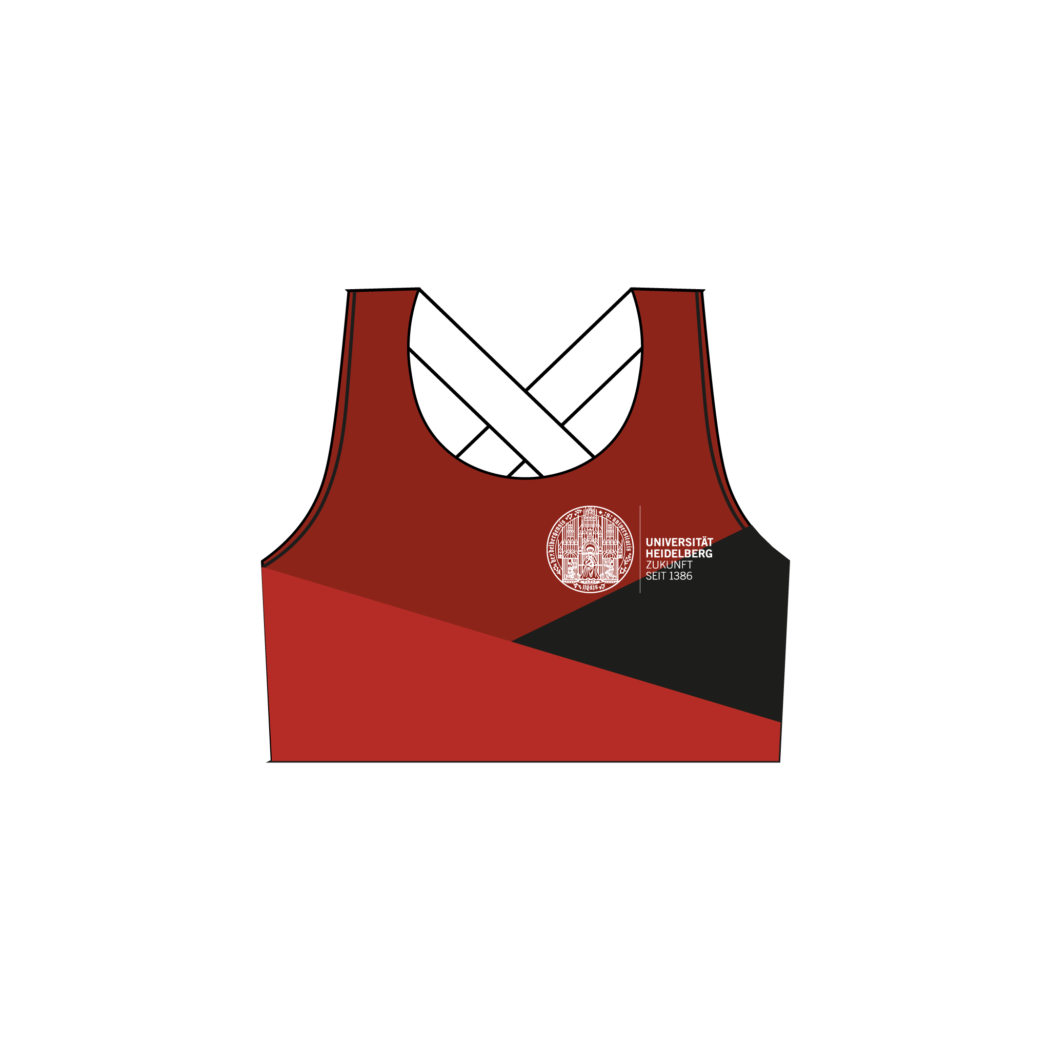 University of Heidelberg Rowing Club Sports Bra – RIVAL KIT University of Heidelberg Rowing Club Sports Bra – RIVAL KIT