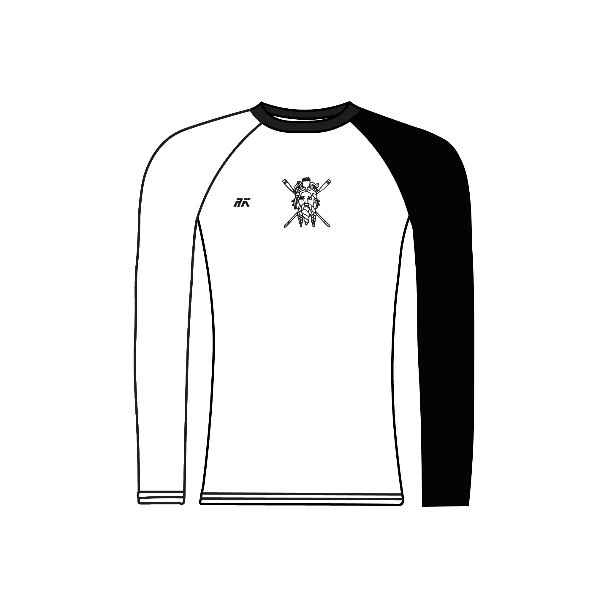 Tyne ARC Long Sleeve Base Layer Black Sleeve