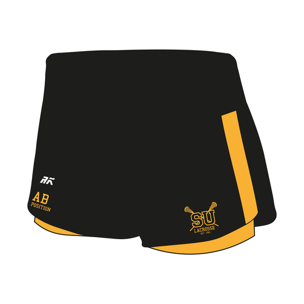 Sheffield University Lacrosse Club Black and Yellow Gym Shorts