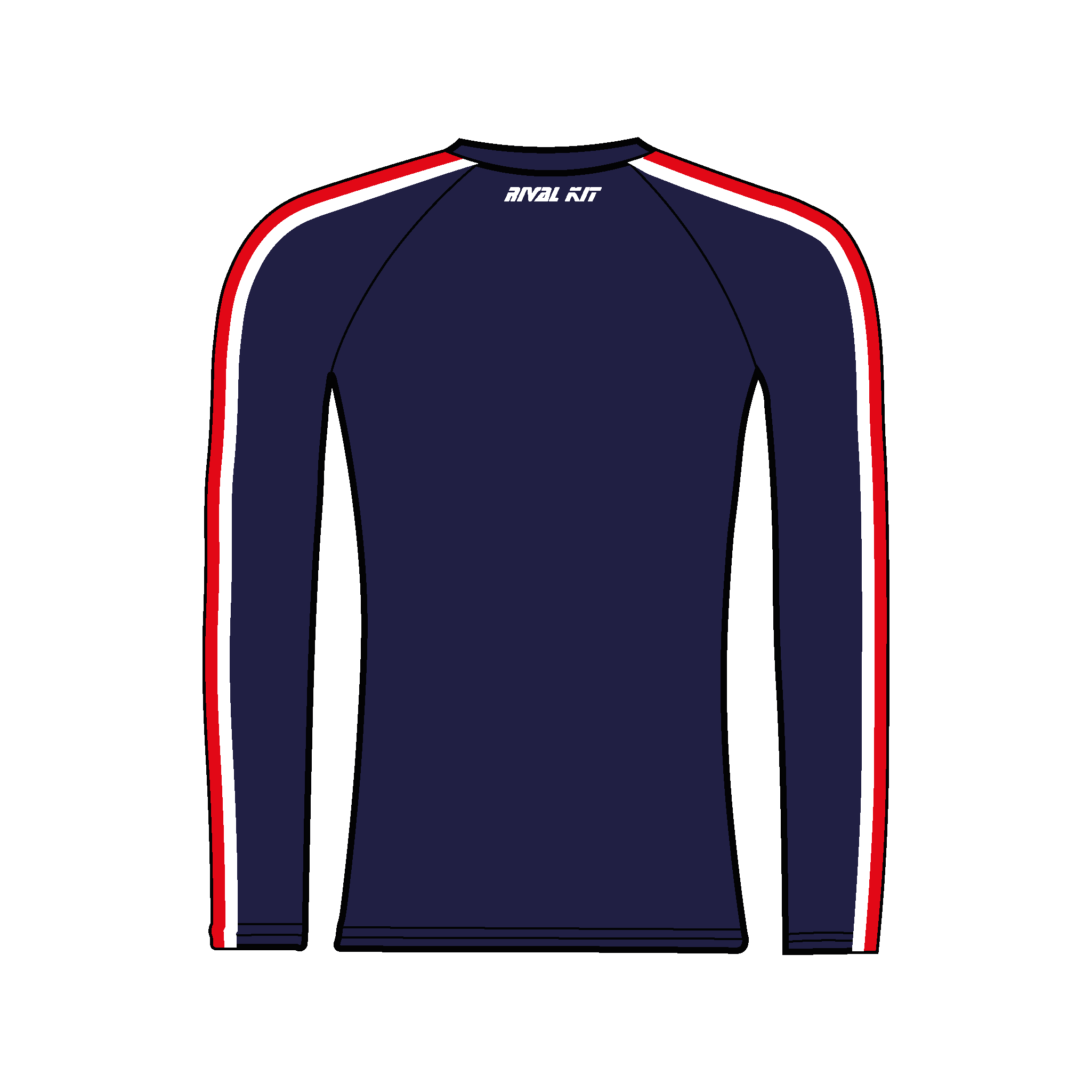 IN STOCK De Montfort University BC Navy Long Sleeve Baselayer