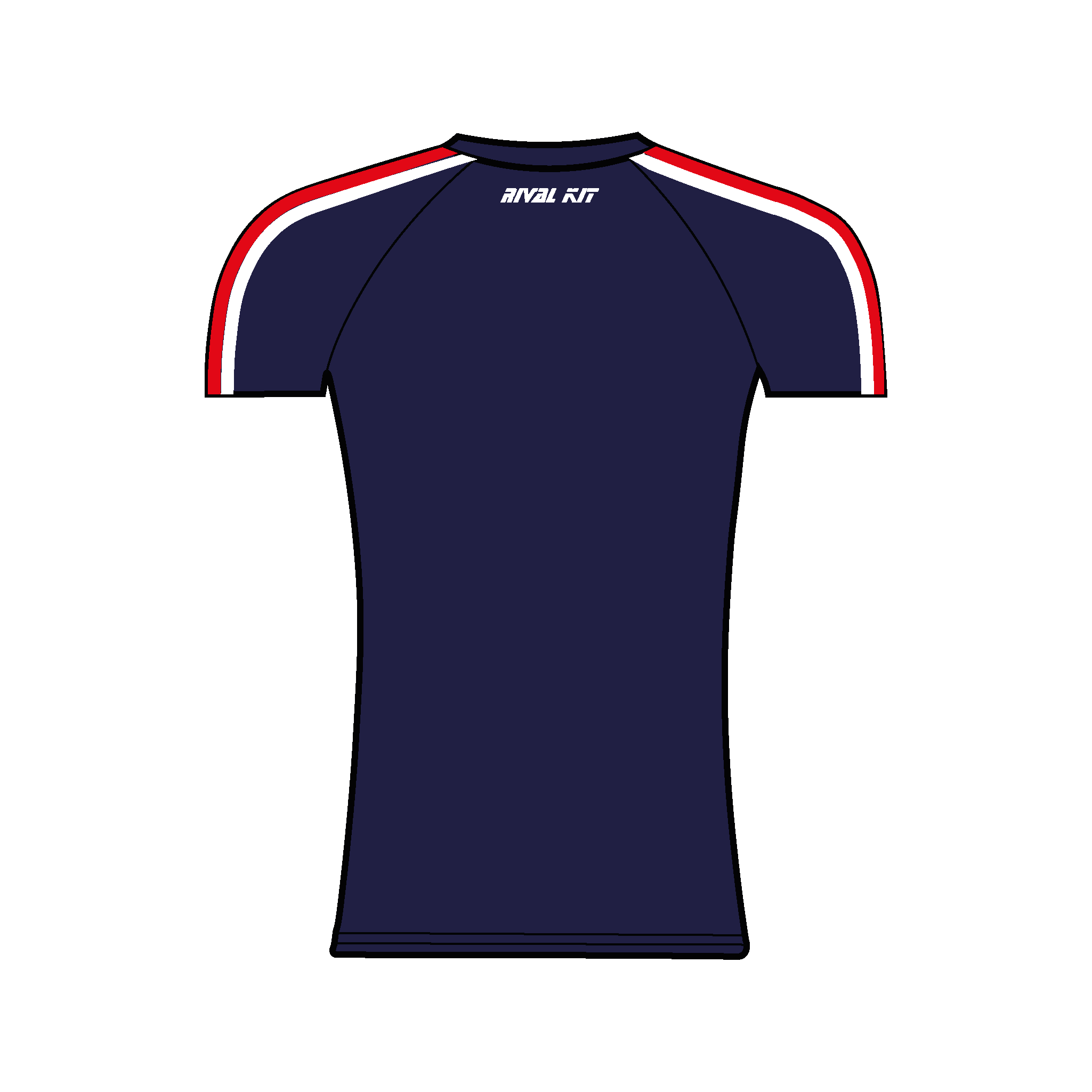 IN STOCK De Montfort University BC Navy Short Sleeve Base-Layer