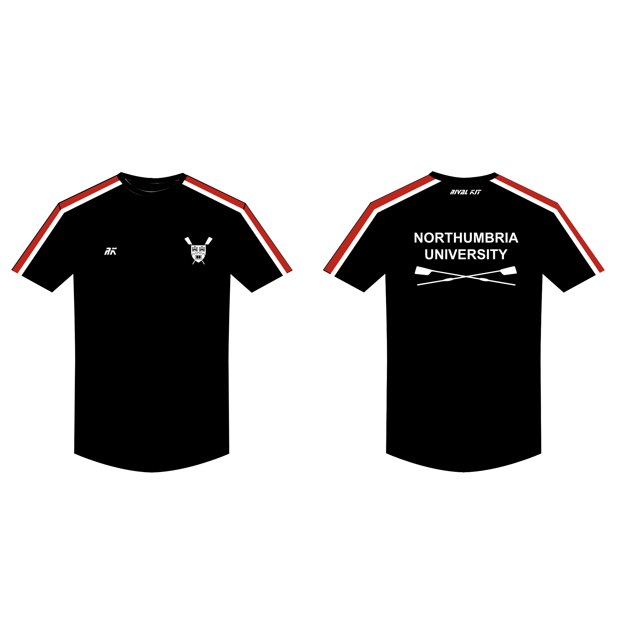 Northumbria University Boat Club Bespoke Gym T-Shirt