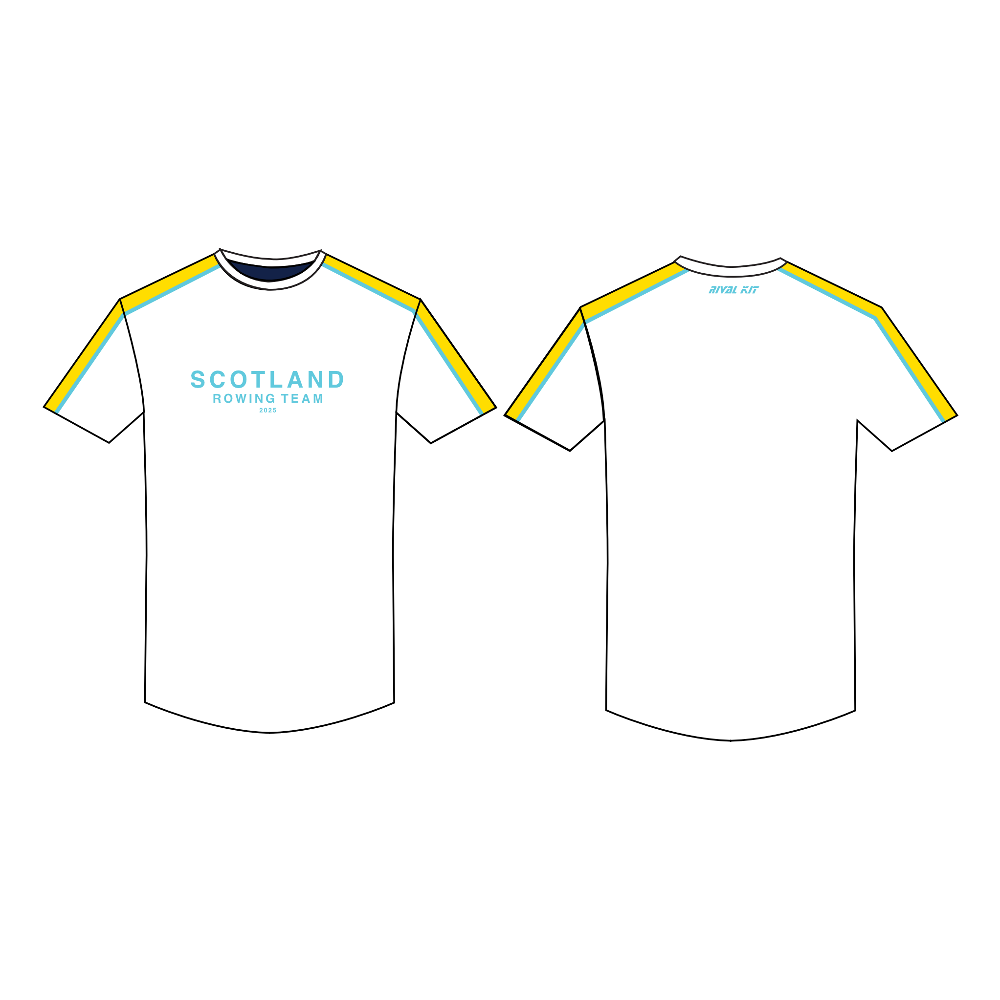 Team Scotland HIR COASTAL 2025 Gym T-shirt