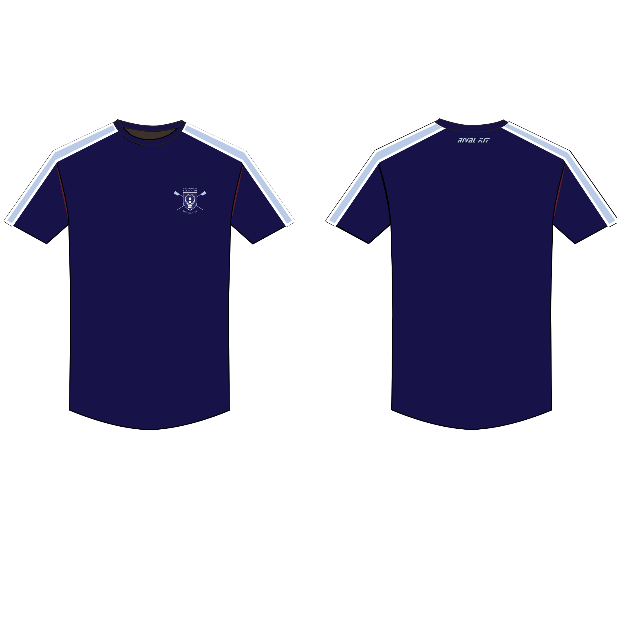 Plymouth University Boat Club Short Sleeve Gym T-Shirt
