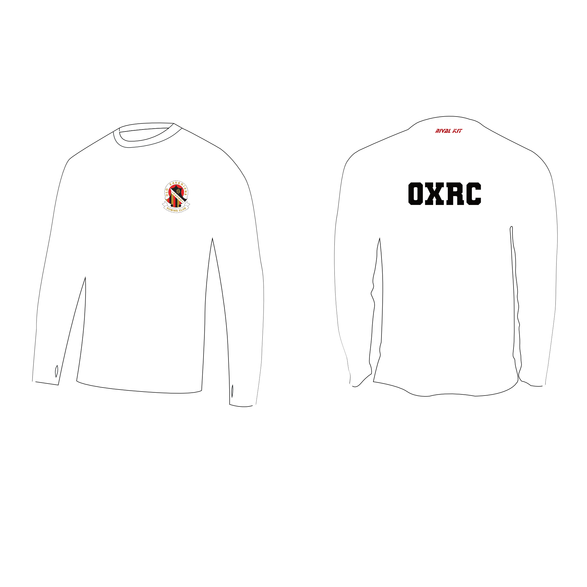 Old Xavierians Rowing Club Bespoke Gym T-Shirt Long sleeve
