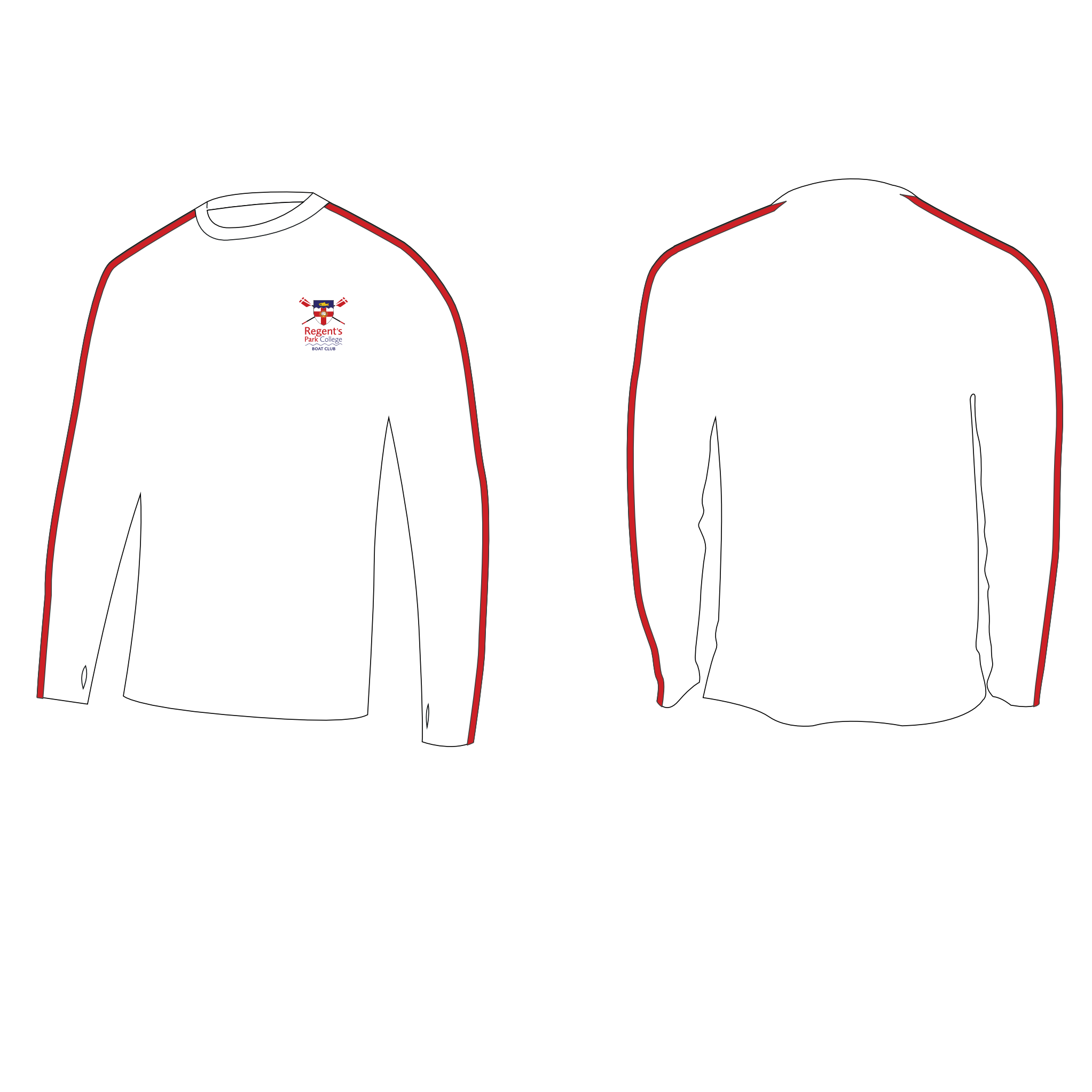 Regent's Park College Boat Club Long Sleeve Gym T-Shirt