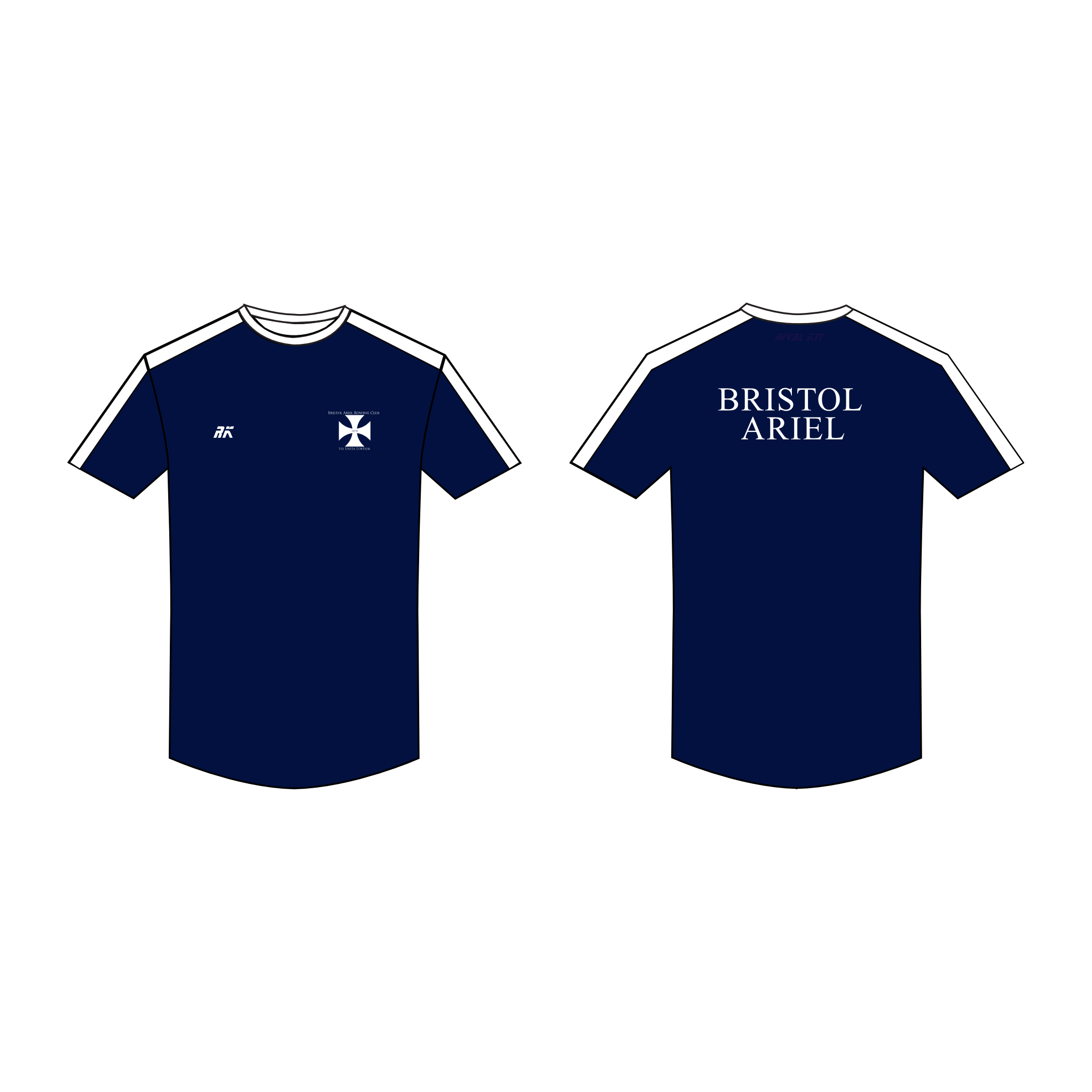 Bristol Ariel Rowing Club  Bespoke Gym T-Shirt