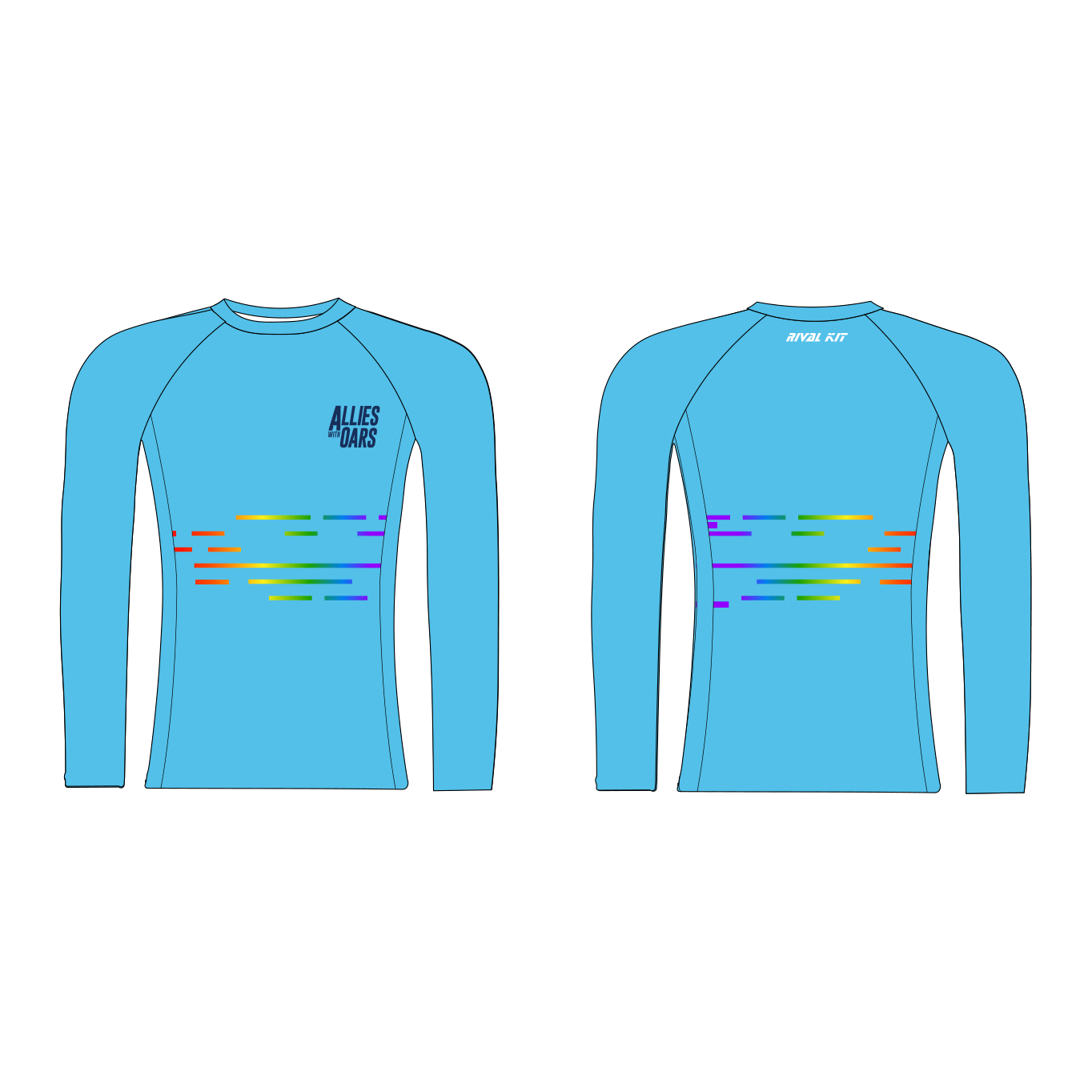 Allies with Oars Long Sleeve Baselayer