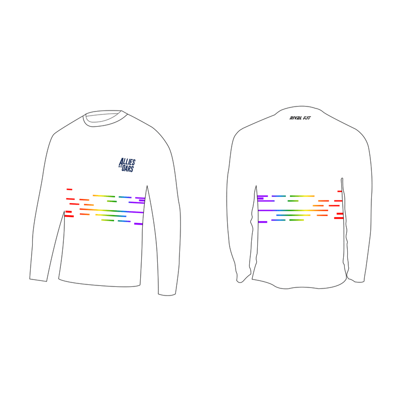 Allies with Oars Long Sleeve Gym T-Shirt