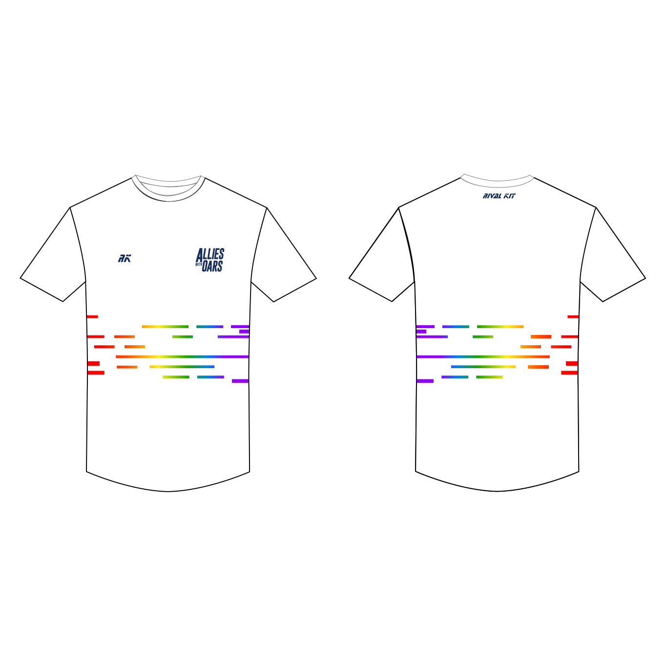 Allies with Oars Gym T-Shirt