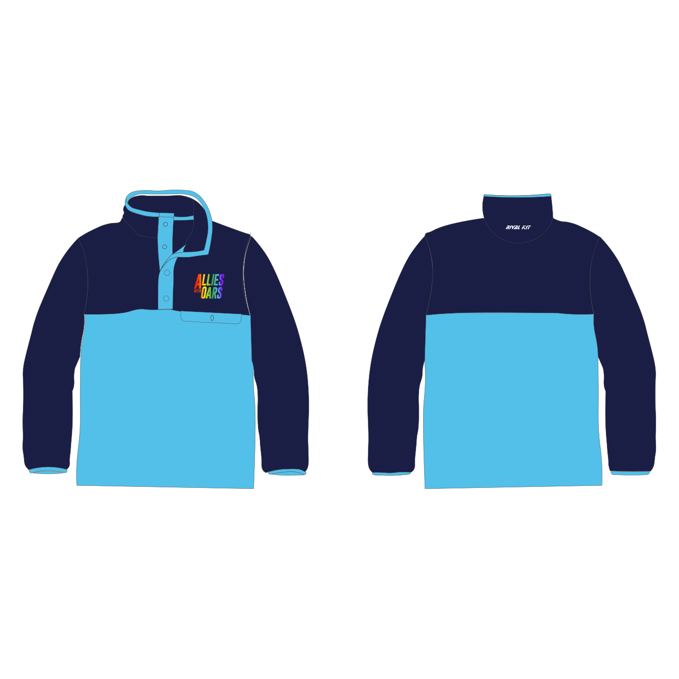Allies with Oars Pocket Fleece