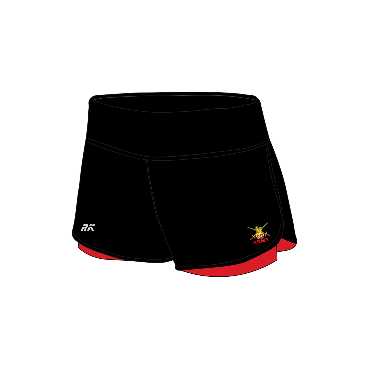 Army Rowing Logo Army Rowing Club Female Gym Shorts