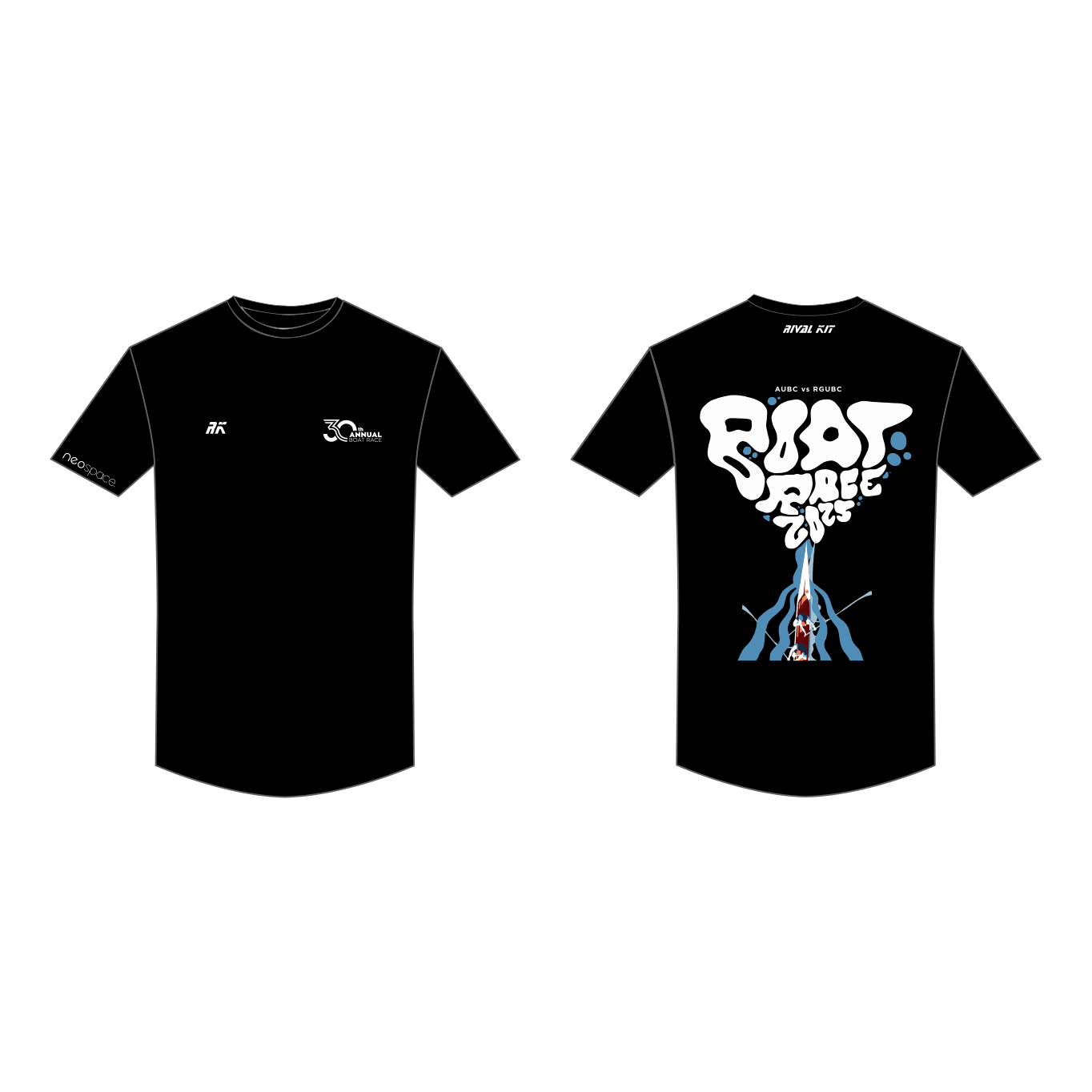 AU vs RGU Boat Race Gym T-Shirt