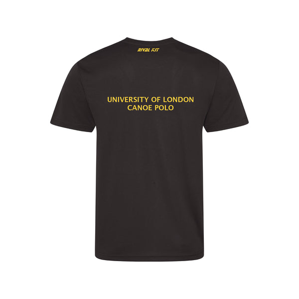 University of London Canoe Polo Black Gym T-shirt