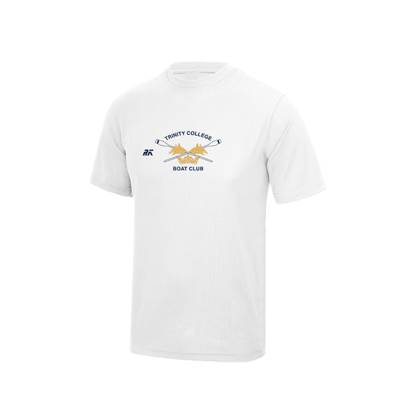 Trinity College Boat Club White Gym T-shirt