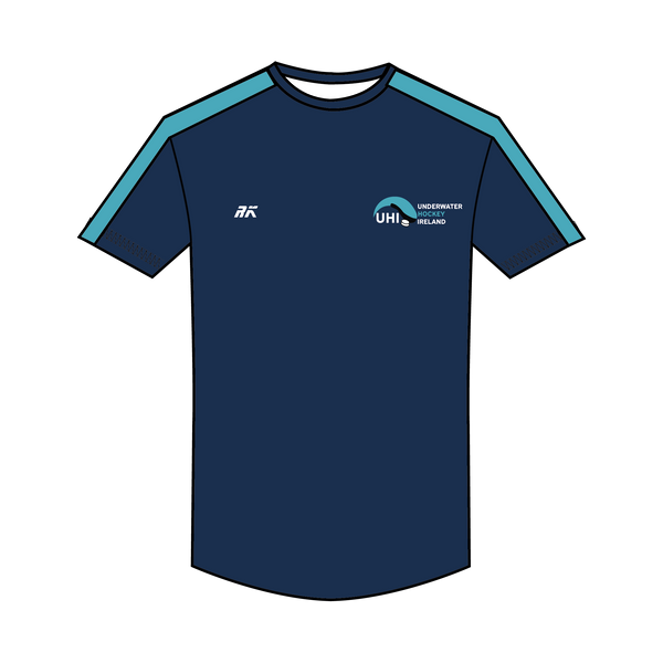 Underwater Hockey Ireland Bespoke Gym T-Shirt 3