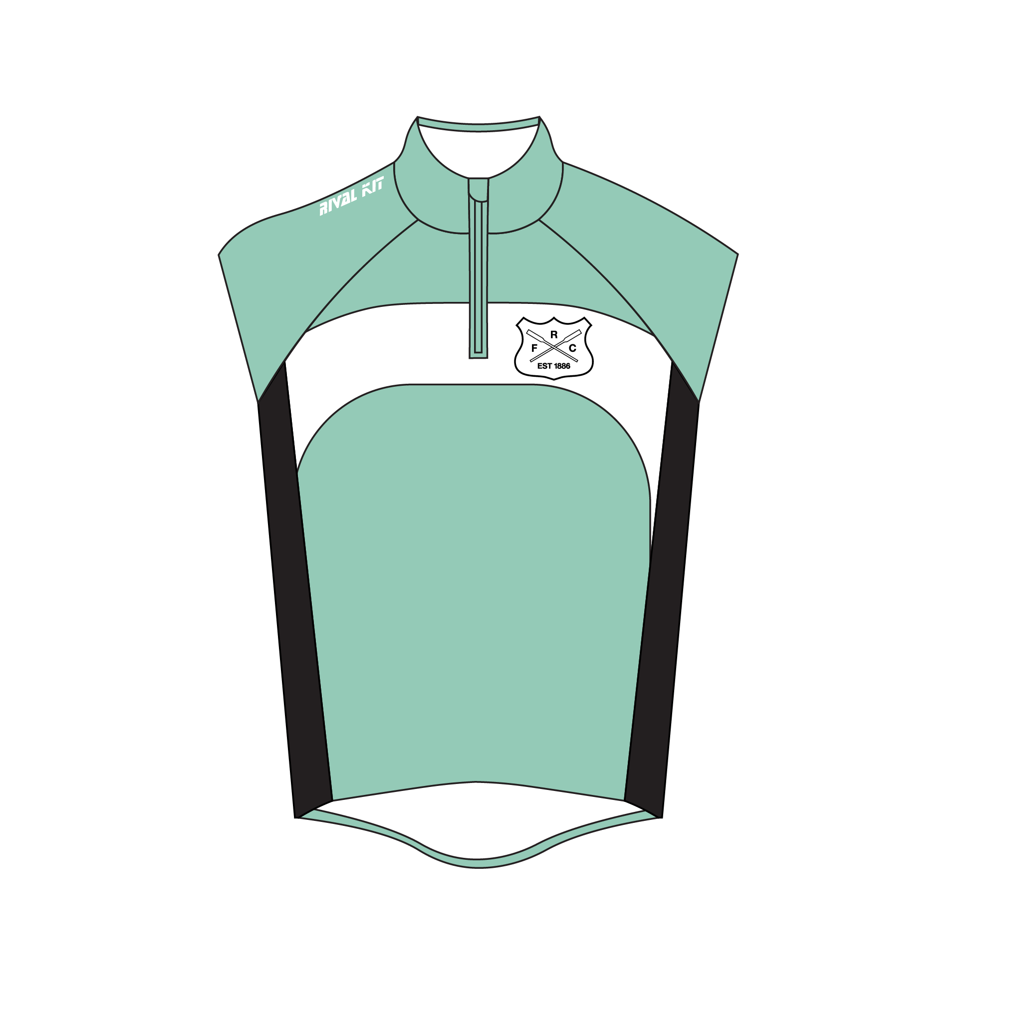 Fremantle Rowing Club Thermal Splash Gilet