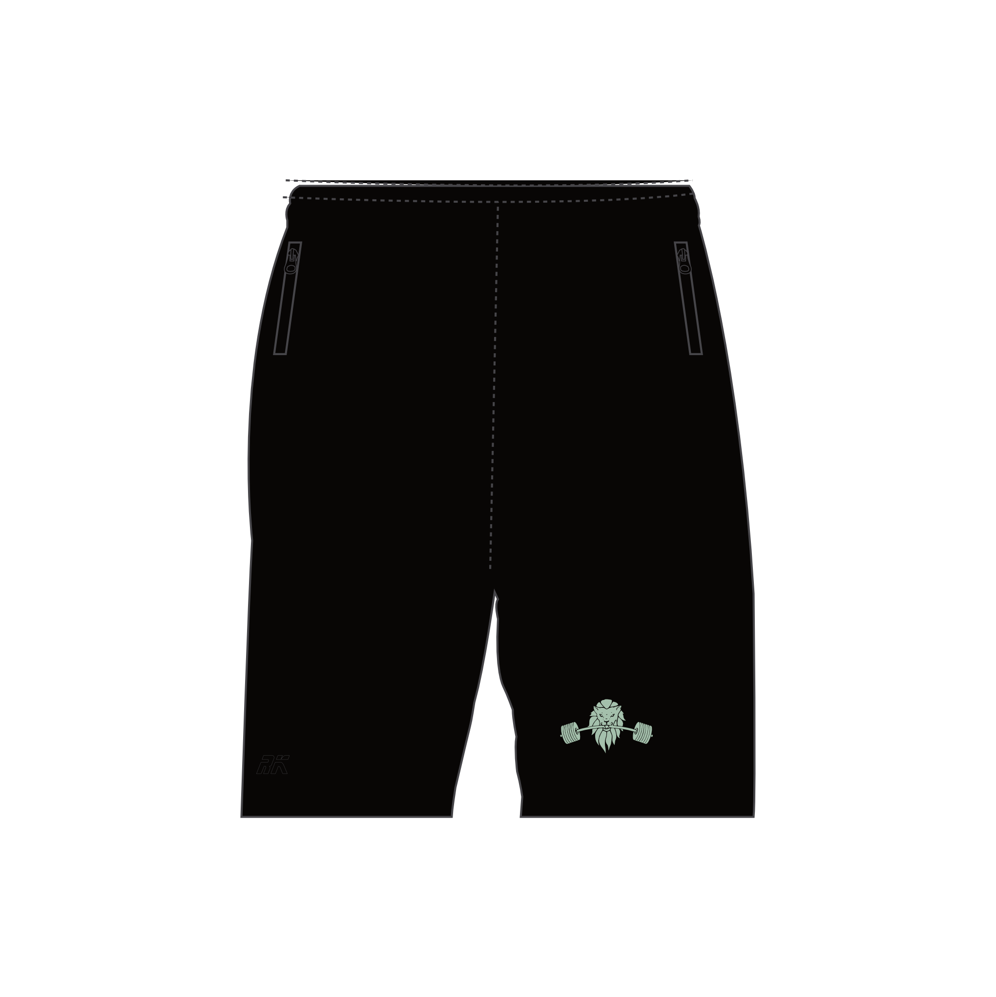 Cambridge Powerlifting Male Gym Shorts