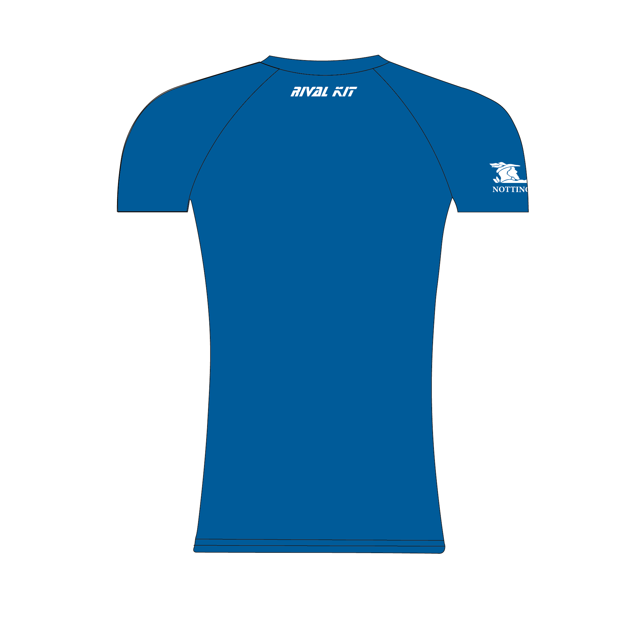 Nottingham Rowing Club Juniors Blue Short Sleeve Base Layer