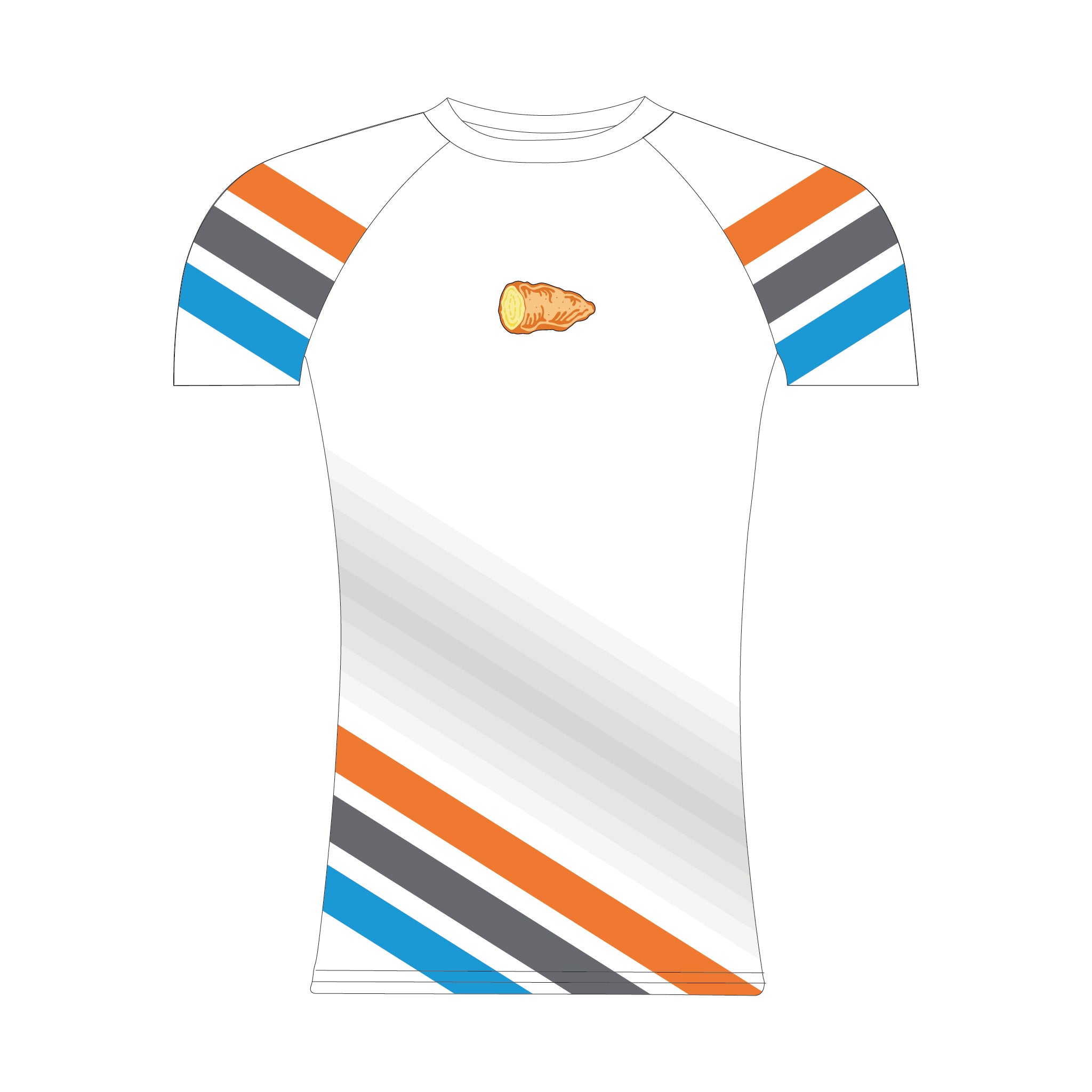 YAM SQUAD Stripes Short Sleeve Base-Layer
