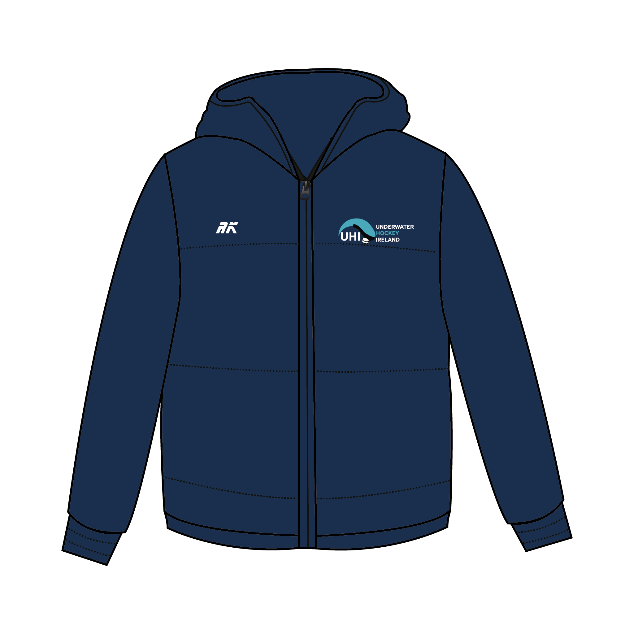 Underwater Hockey Ireland Puffa Jacket