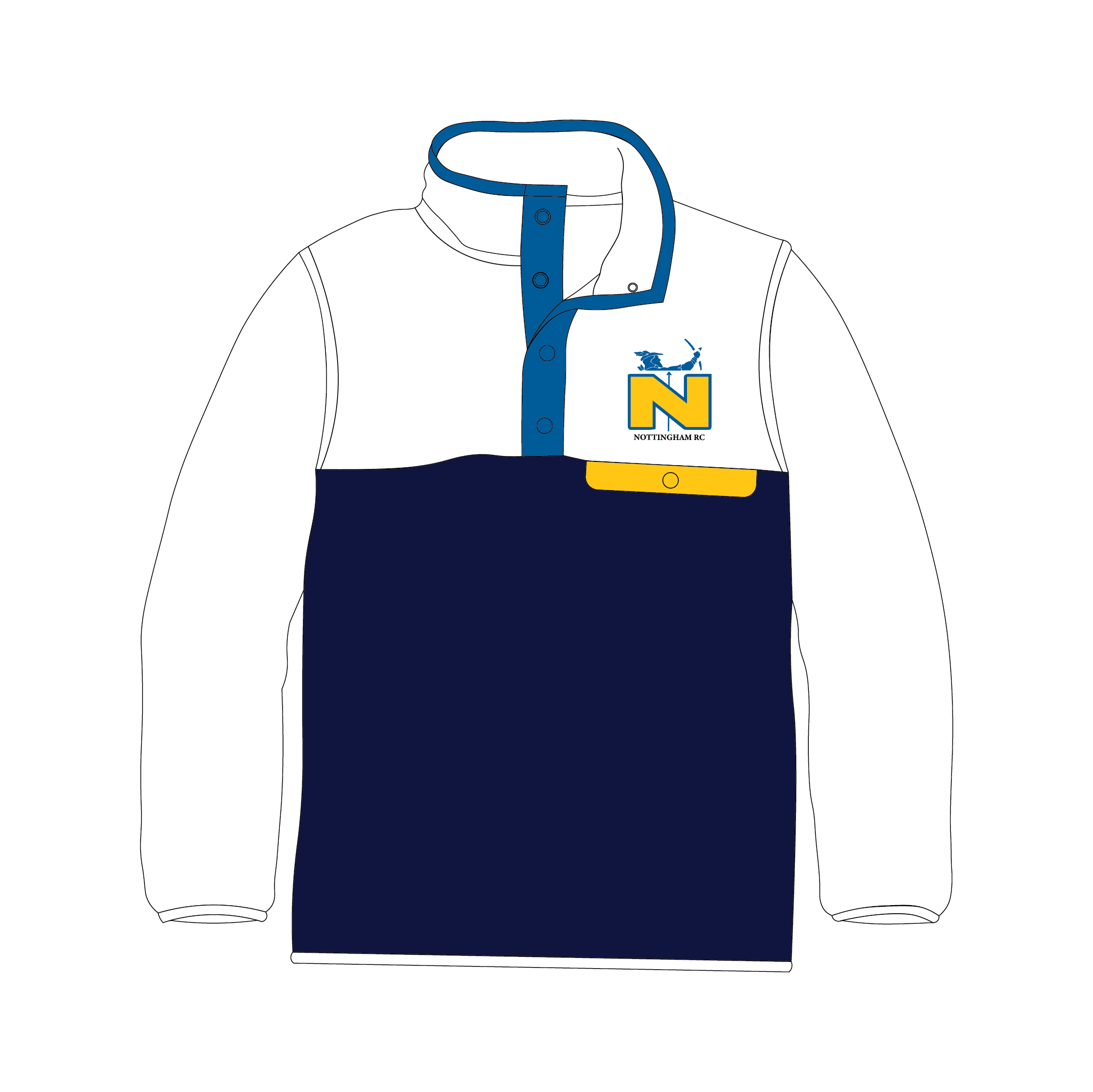 Nottingham Rowing Club Juniors Pocket Fleece