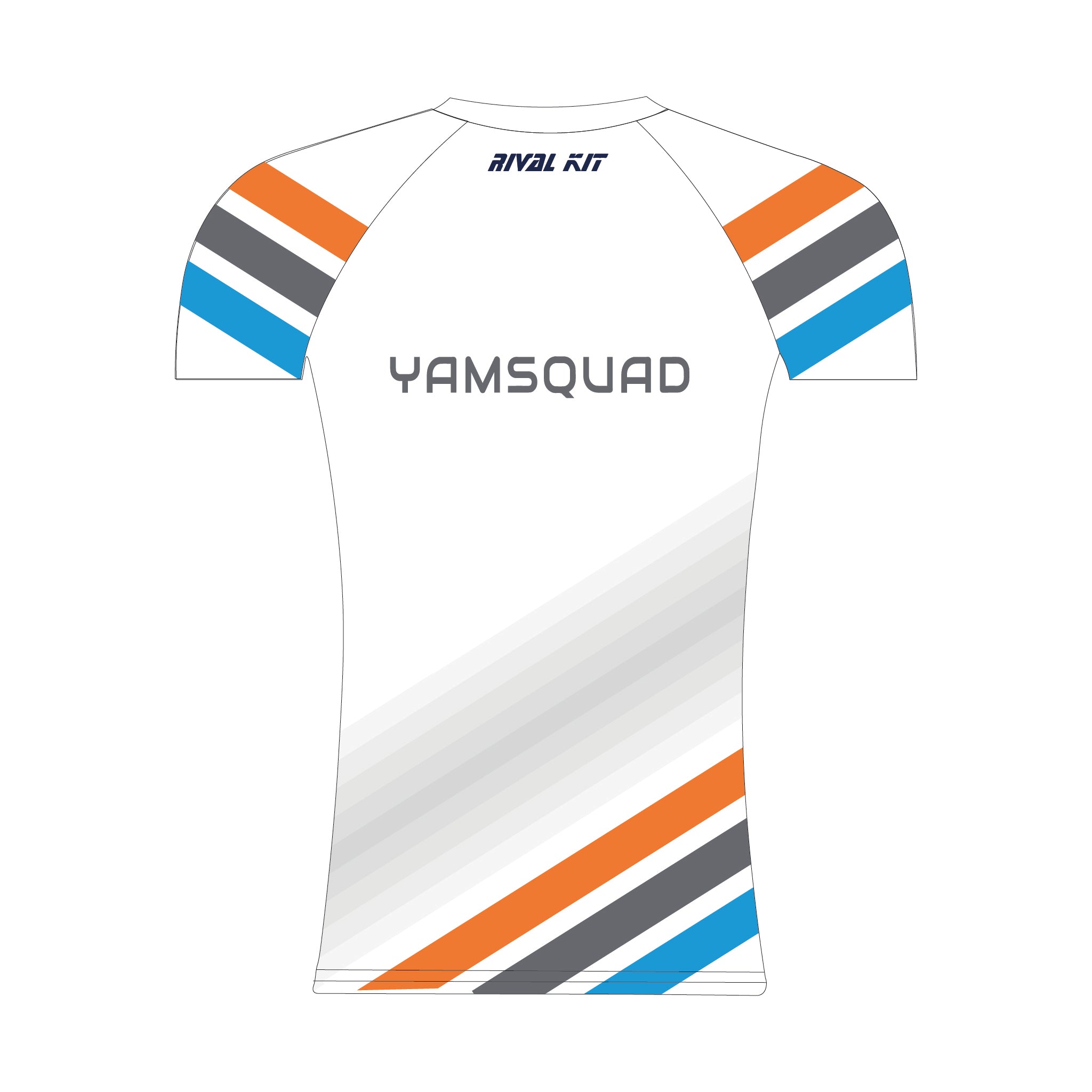 YAM SQUAD Stripes Short Sleeve Base-Layer