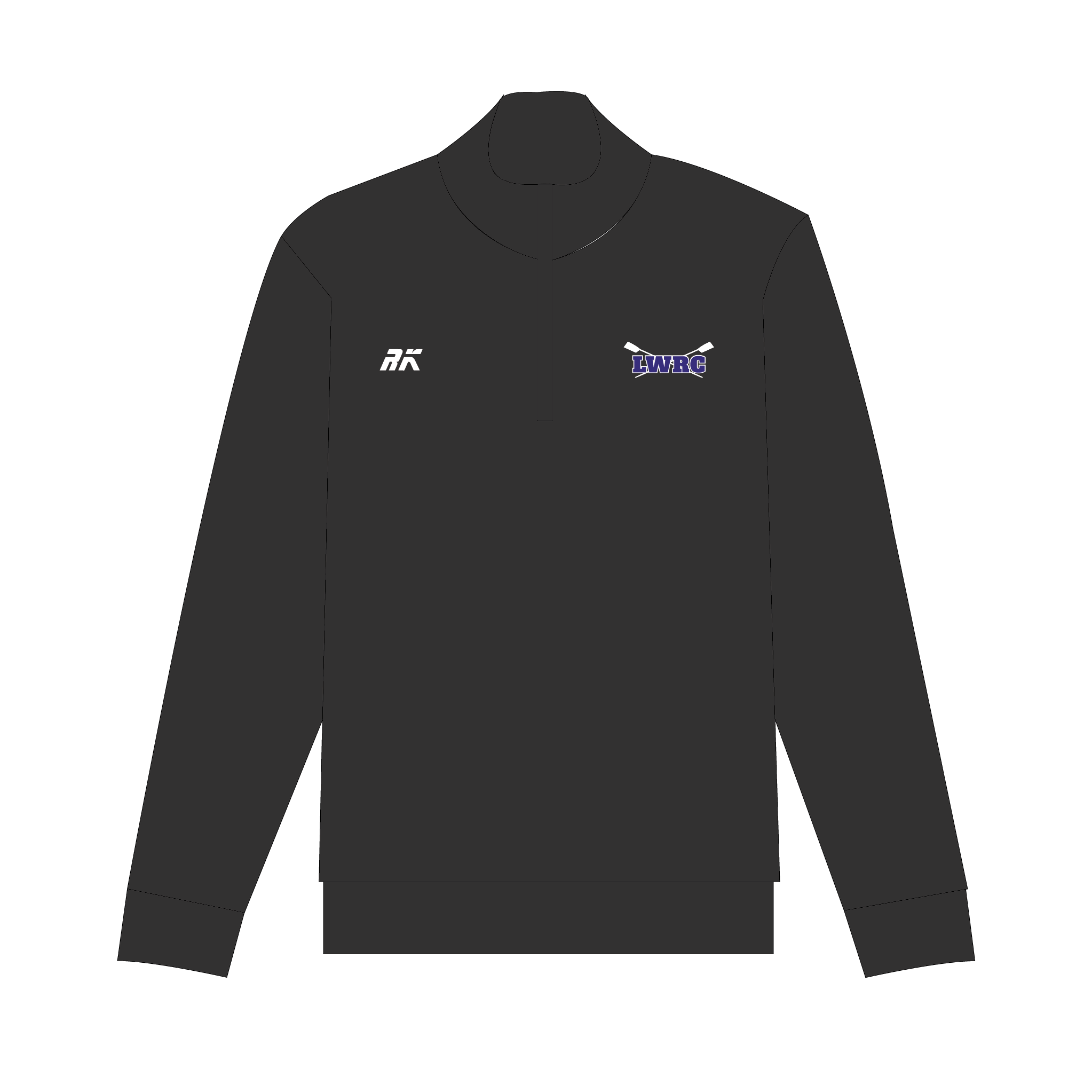 London Western Rowing Black Q-Zip