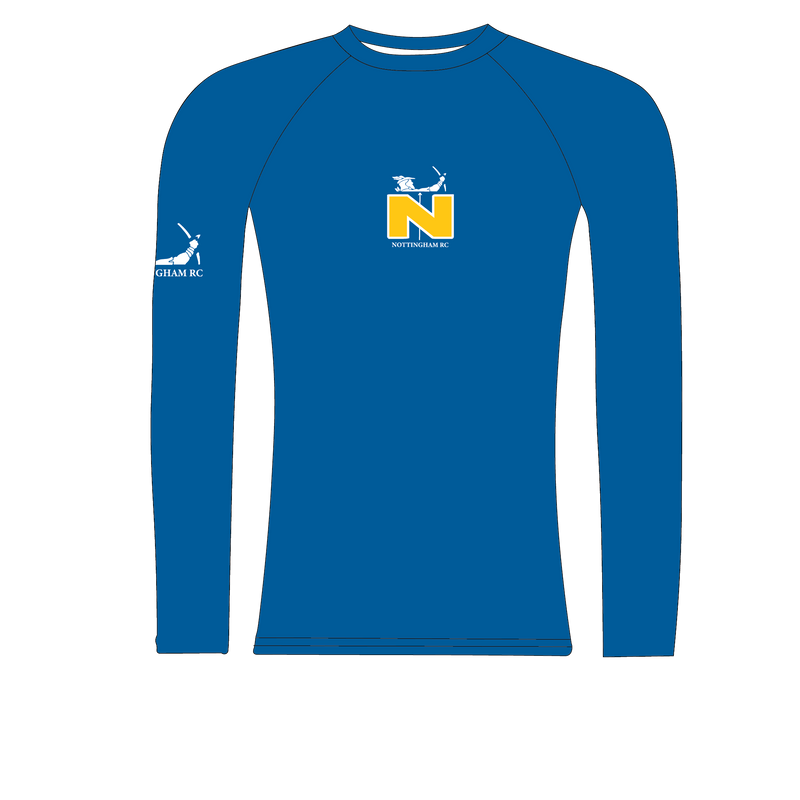 Nottingham Rowing Club Juniors Blue Long Sleeve Base Layer