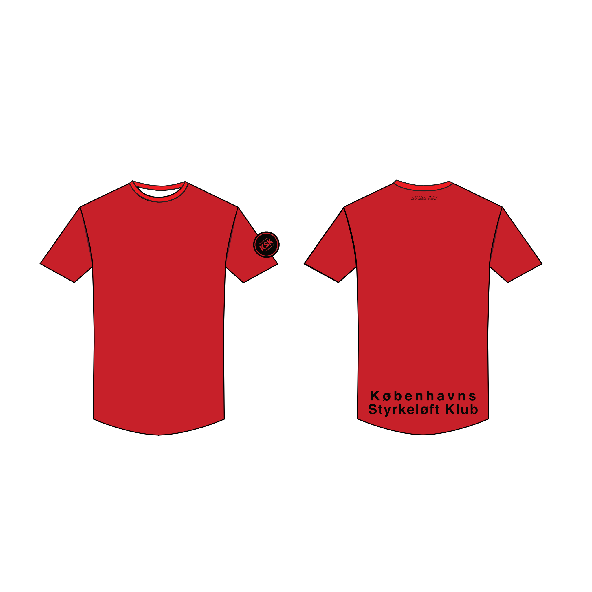 KSK Cotton T shirt RED