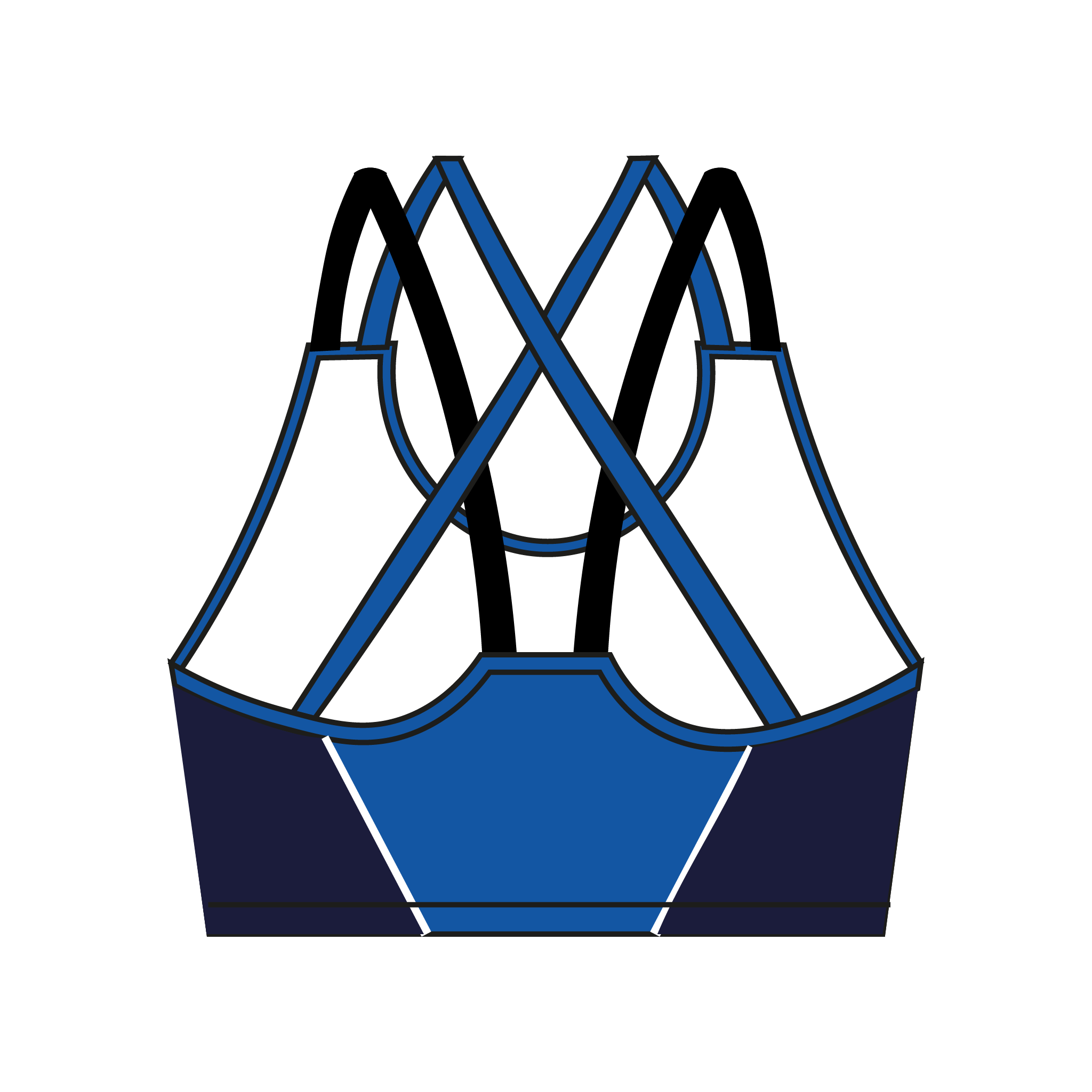 Bristol Gig Club Strappy Sports Bra In Stock Sale