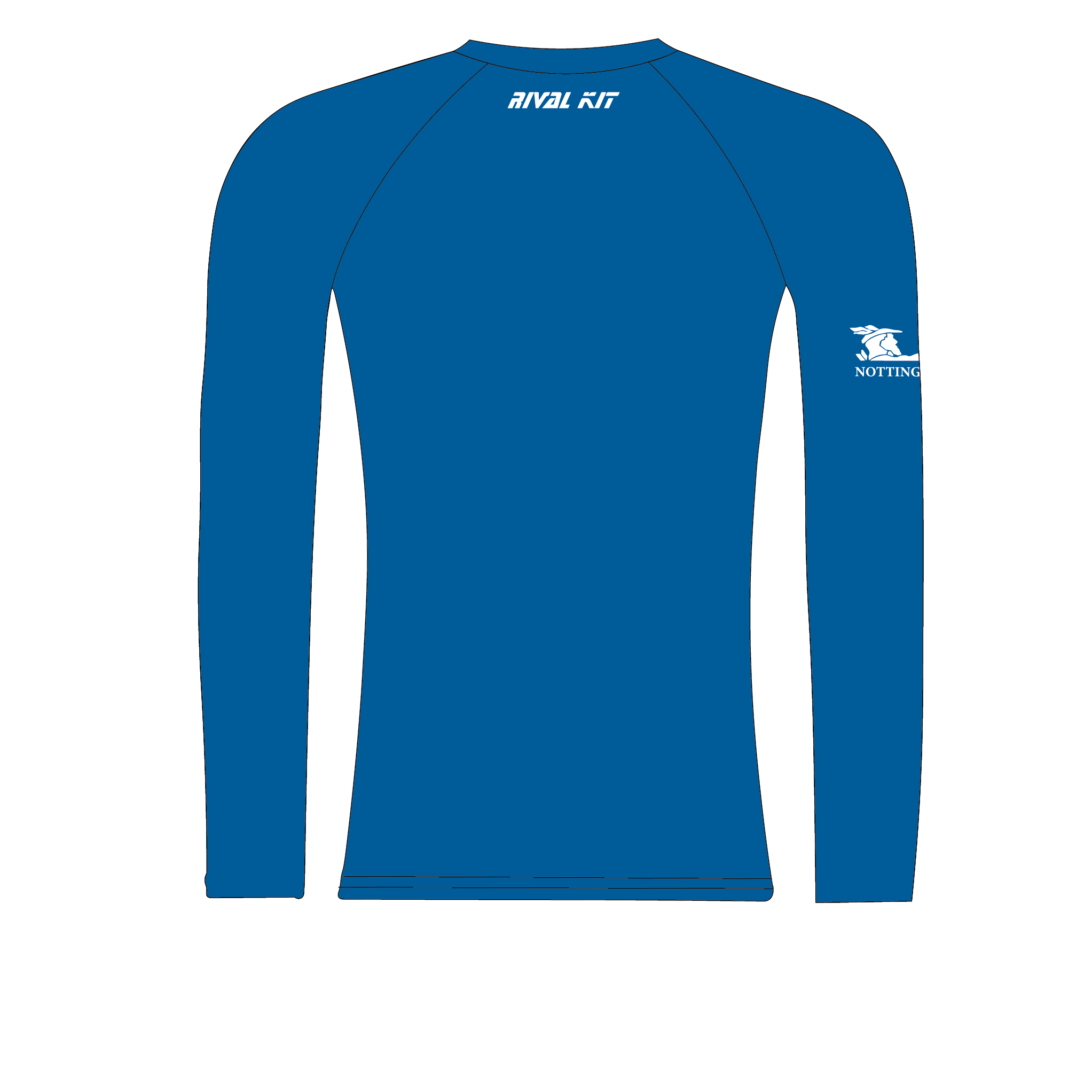 Nottingham Rowing Club Juniors Blue Long Sleeve Base Layer