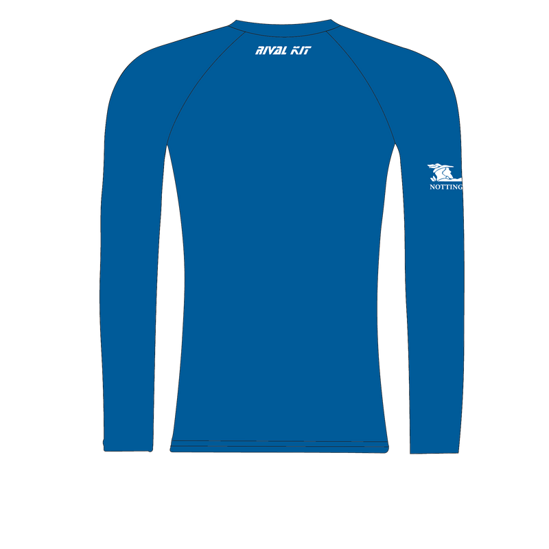 Nottingham Rowing Club Juniors Blue Long Sleeve Base Layer