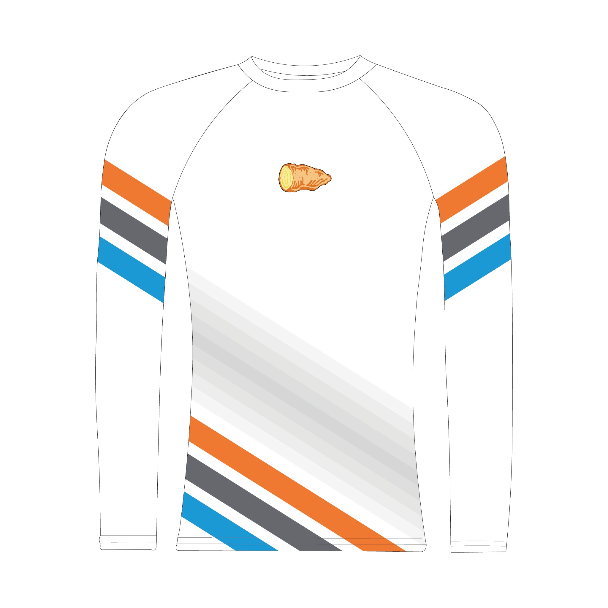 YAM SQUAD Stripes Long Sleeve Baselayer