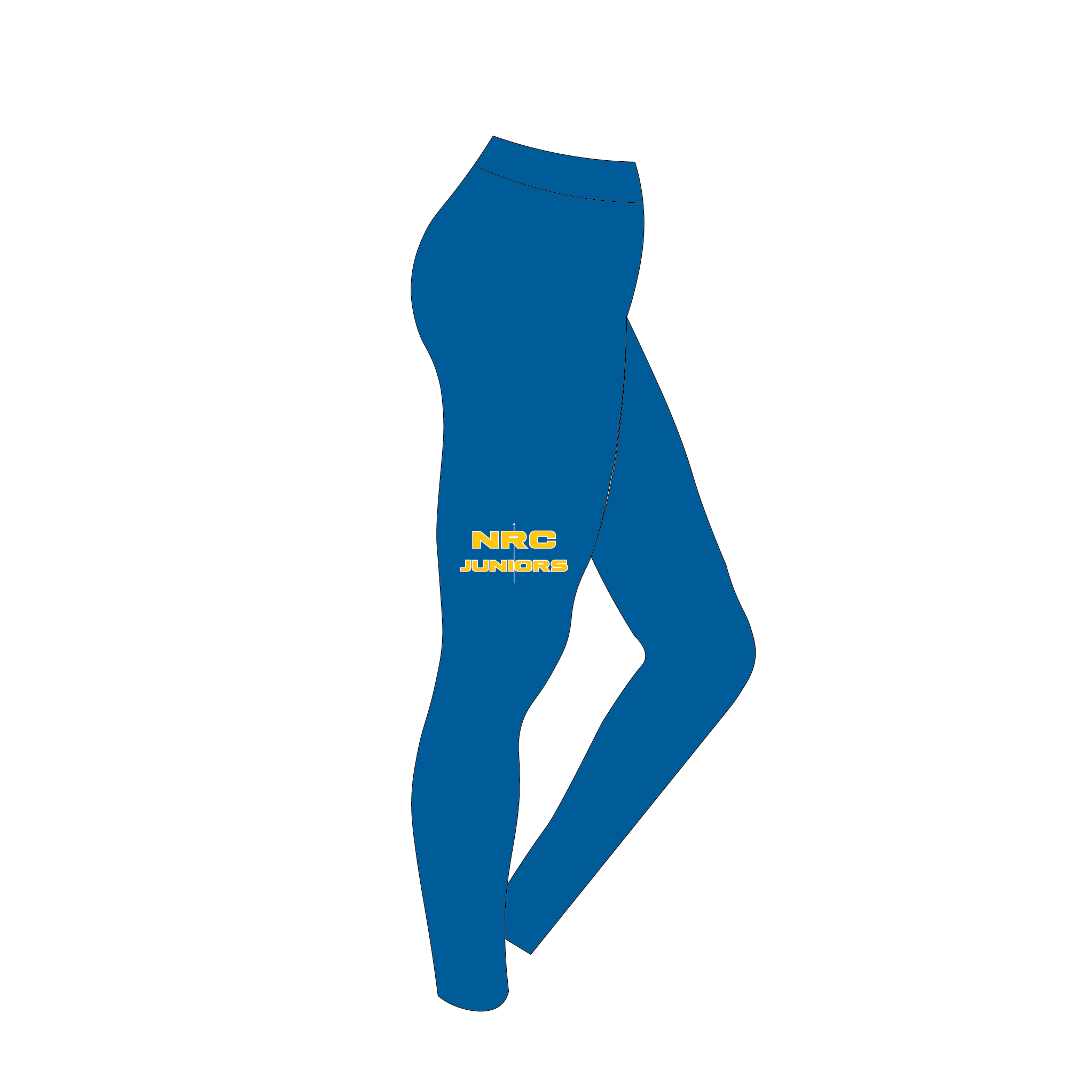 Nottingham Rowing Club Juniors Blue Leggings
