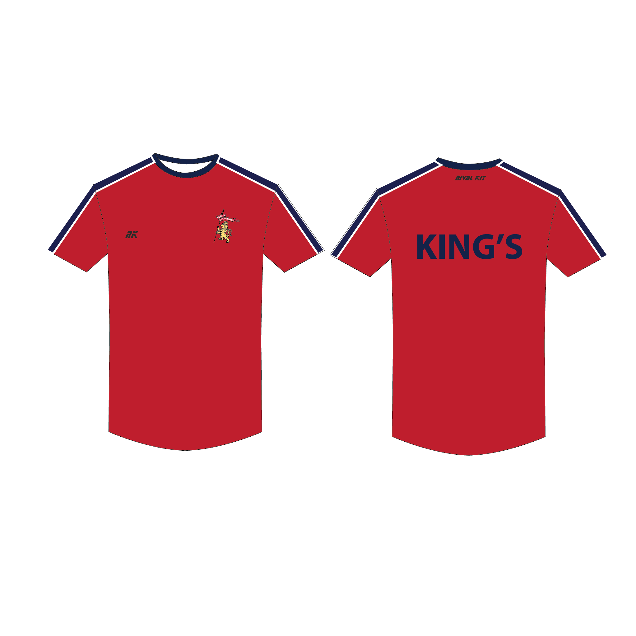KCS SHORT SLEEVE T SHIRT (RED)