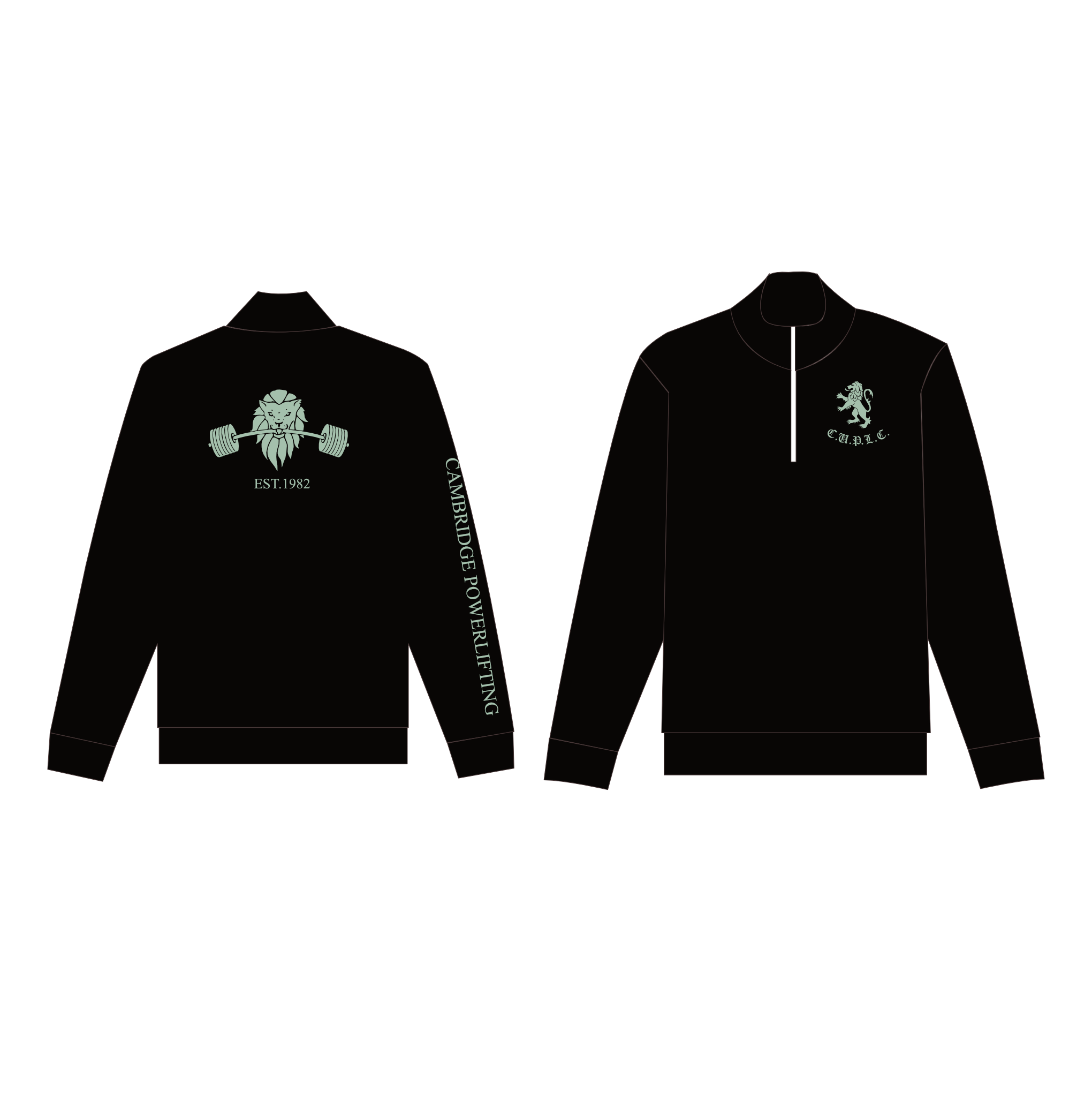 Cambridge Powerlifting Cotton QZip