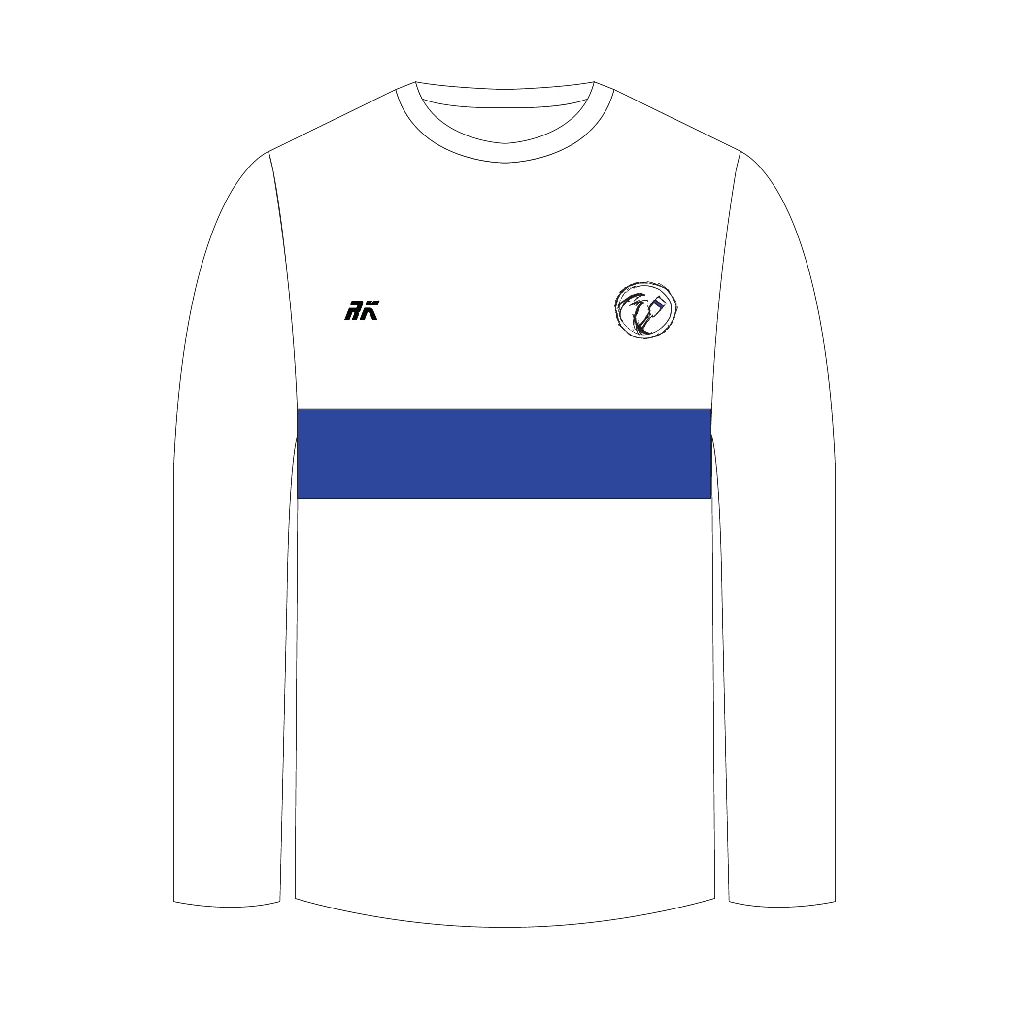 Shoreham Rowing Club Bespoke Long Sleeve Gym T-shirt 3