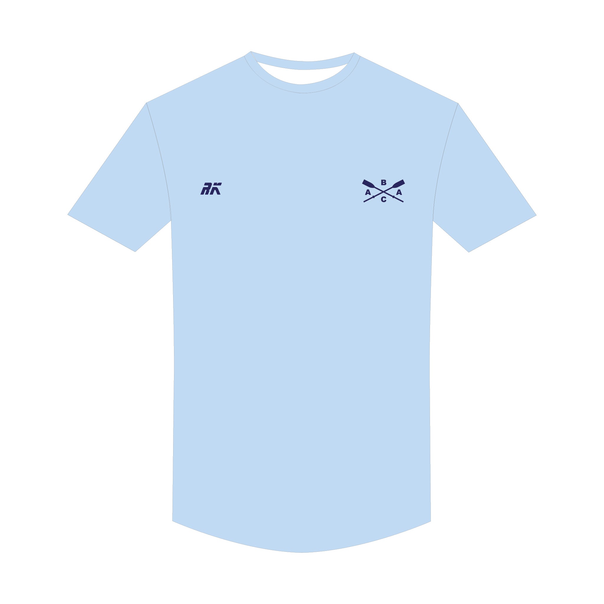 Bideford Blues Amateur Athletic Club Bespoke Short-sleeve Gym T-Shirt