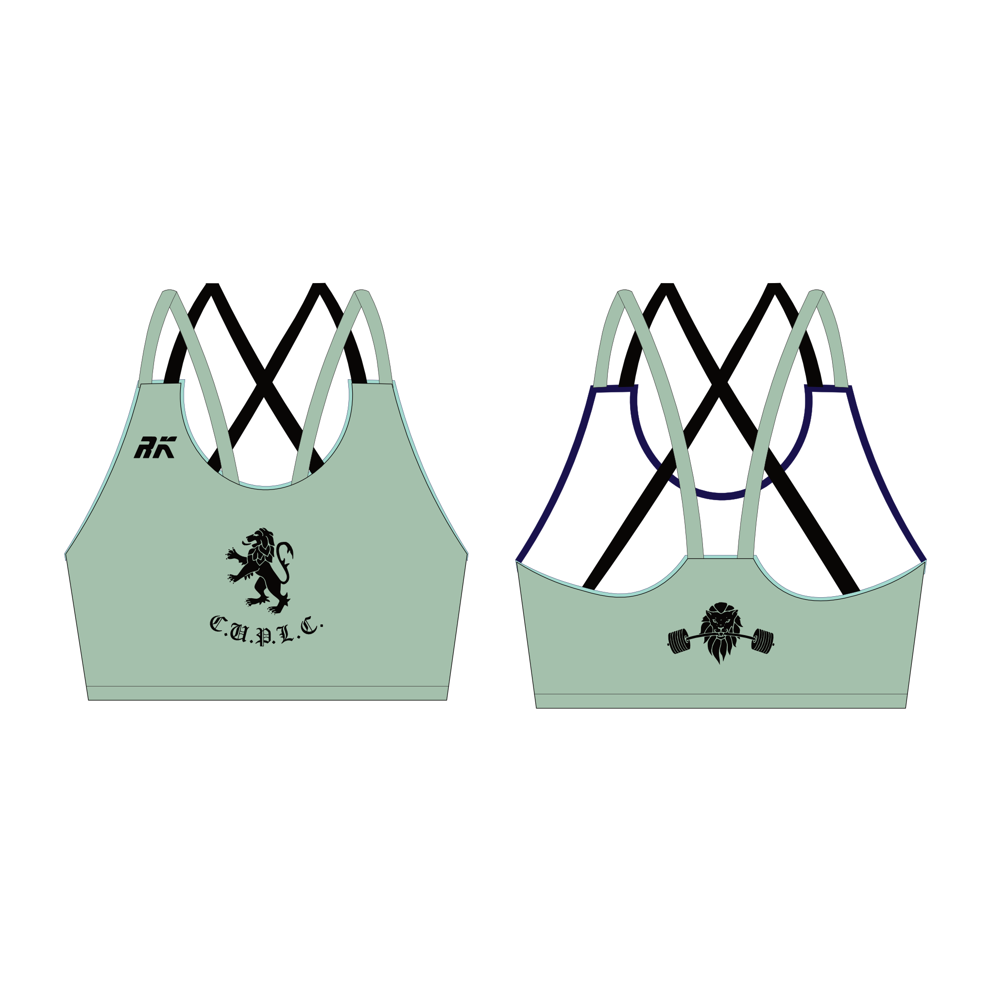 Cambridge Powerlifting Strappy Bra