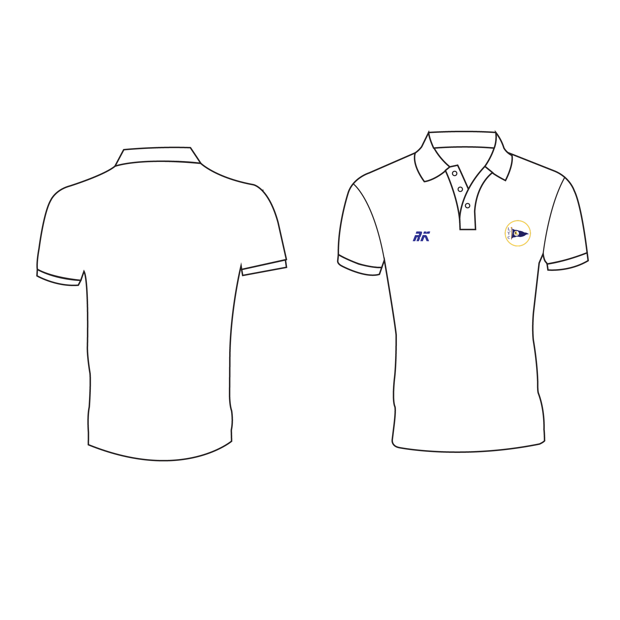 Liverpool Yacht Club White Polo