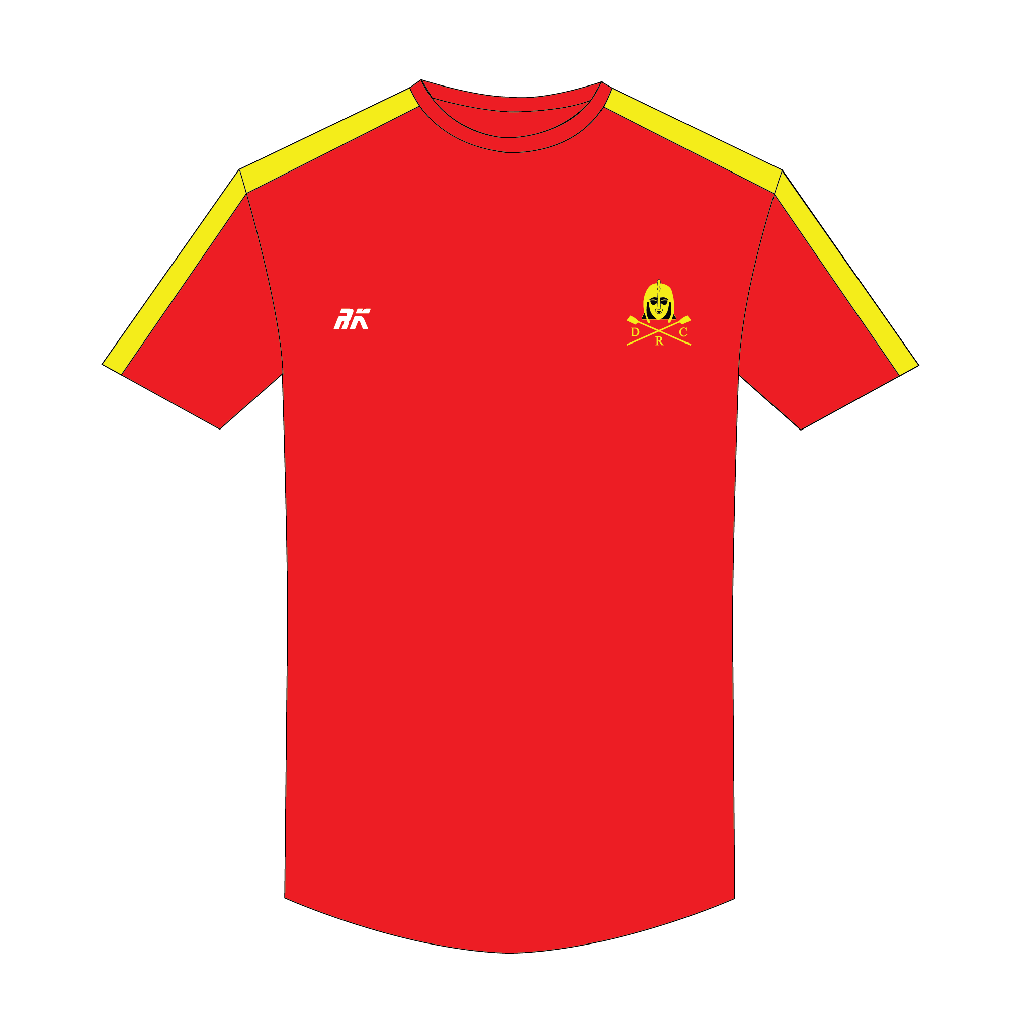 Deben Rowing Club Red BESPOKE Gym T-shirt
